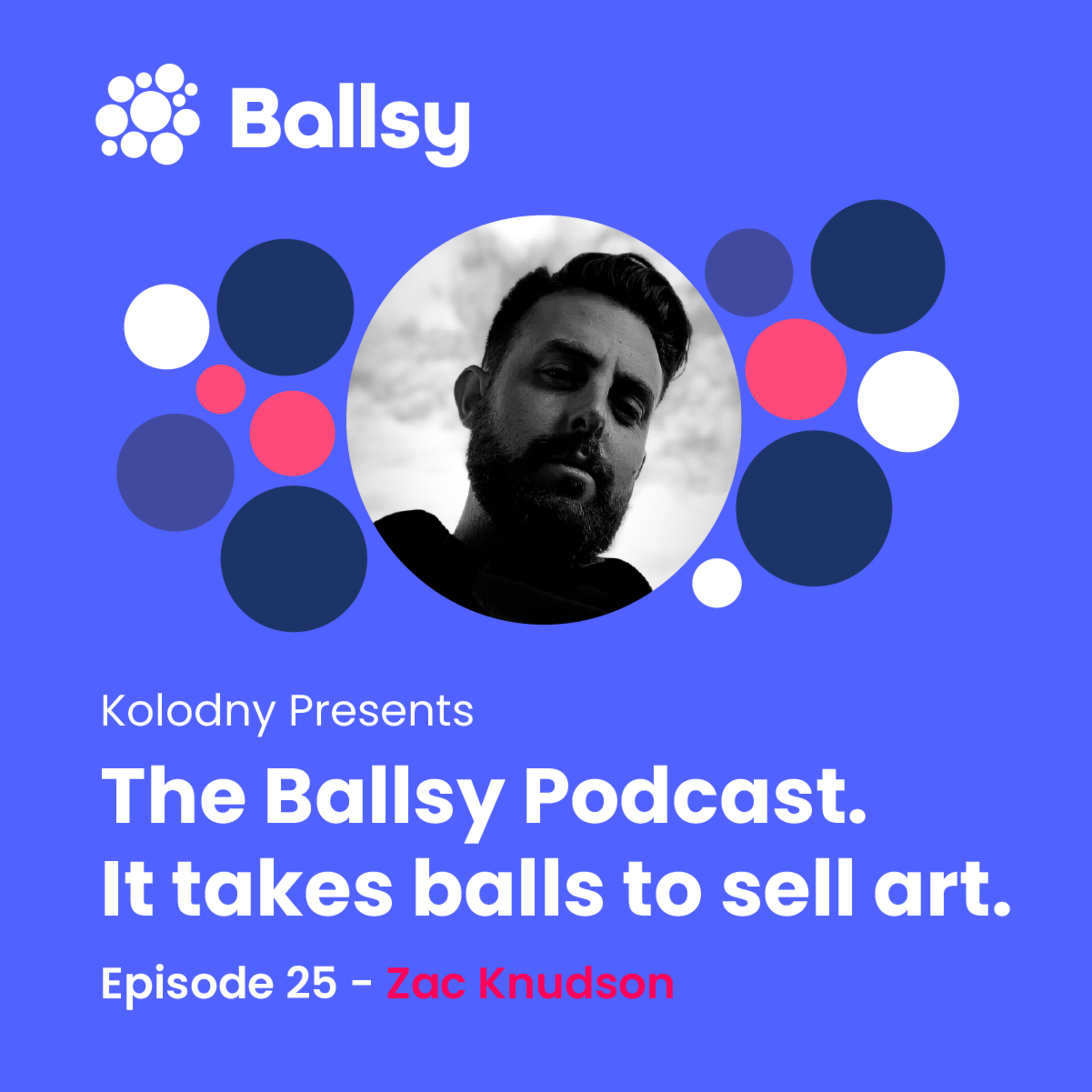 Ballsy: It takes balls to sell art.