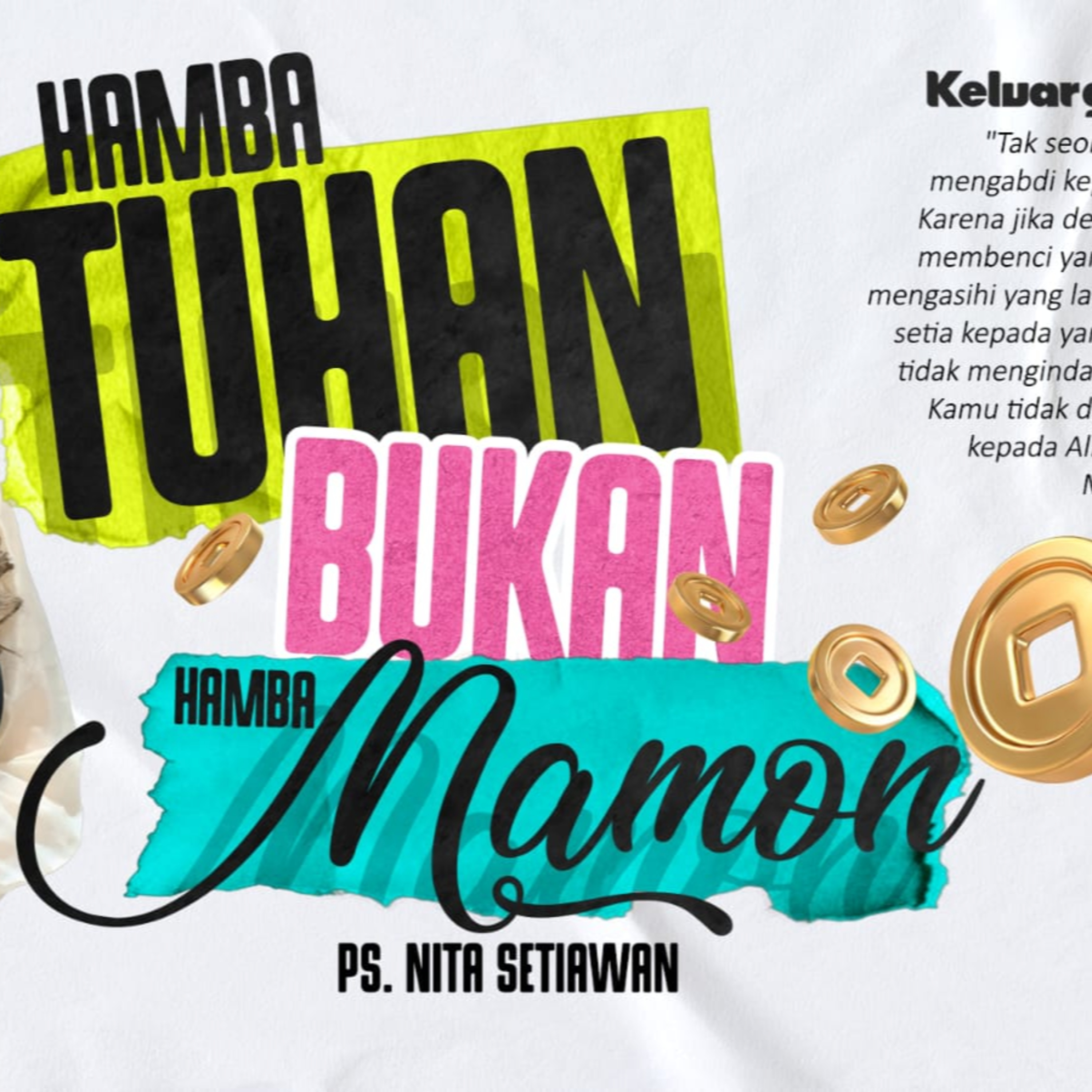 Hamba Tuhan Bukan Hamba Mamon