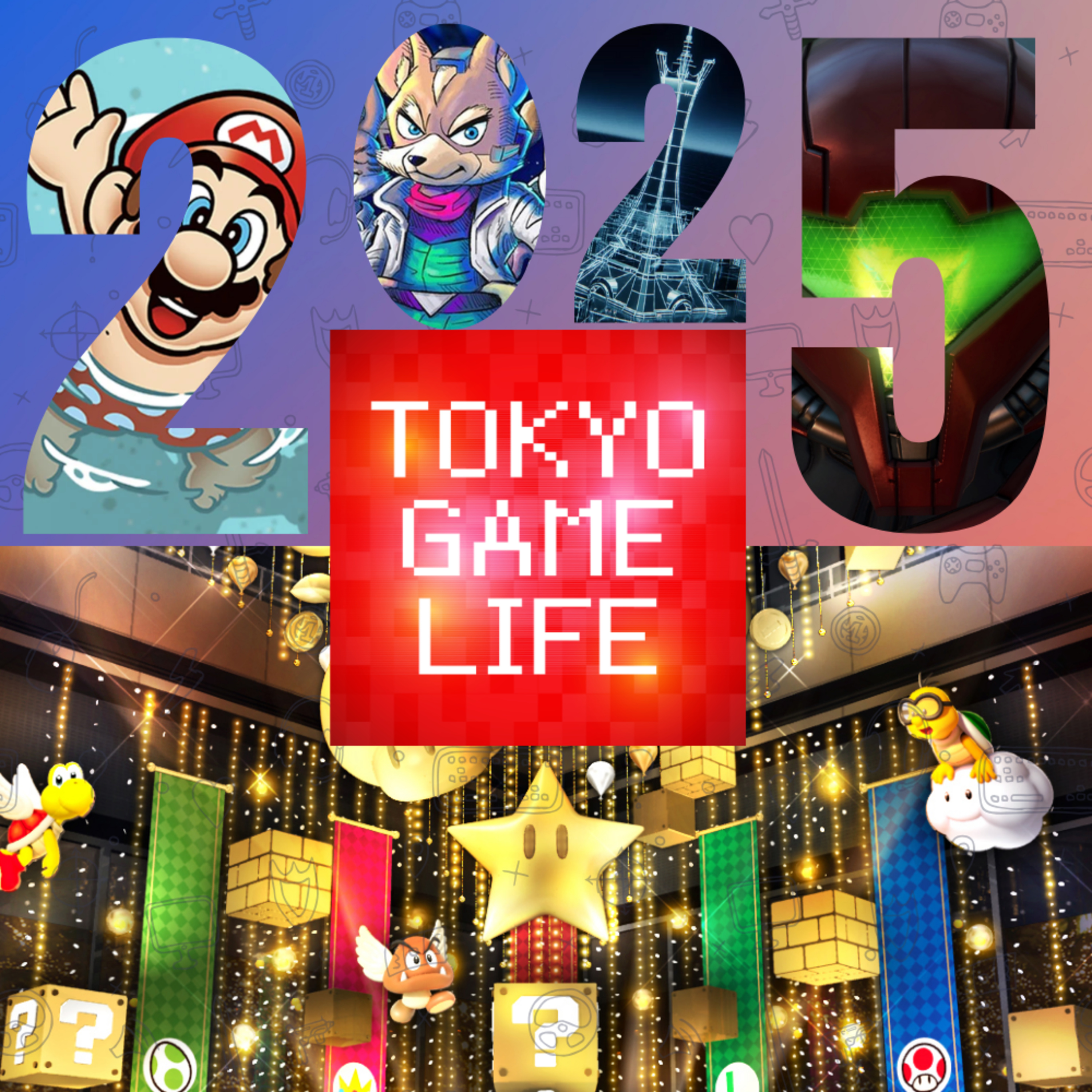 Nintendo in 2025 Predictions with Dale Clayton, Super Mario Marunouchi Bright Holiday episode artwork