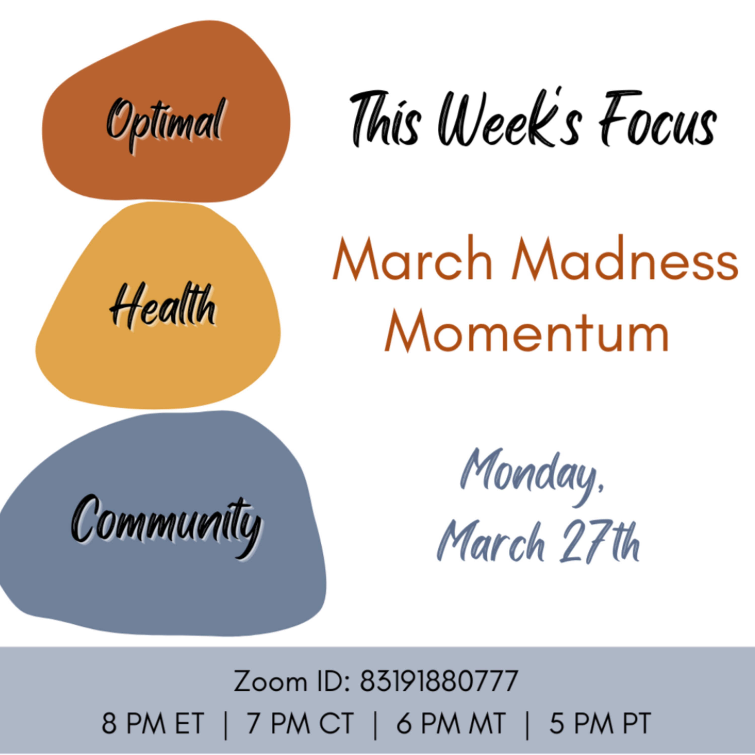 3/27/23 - March Madness Momentum episode artwork