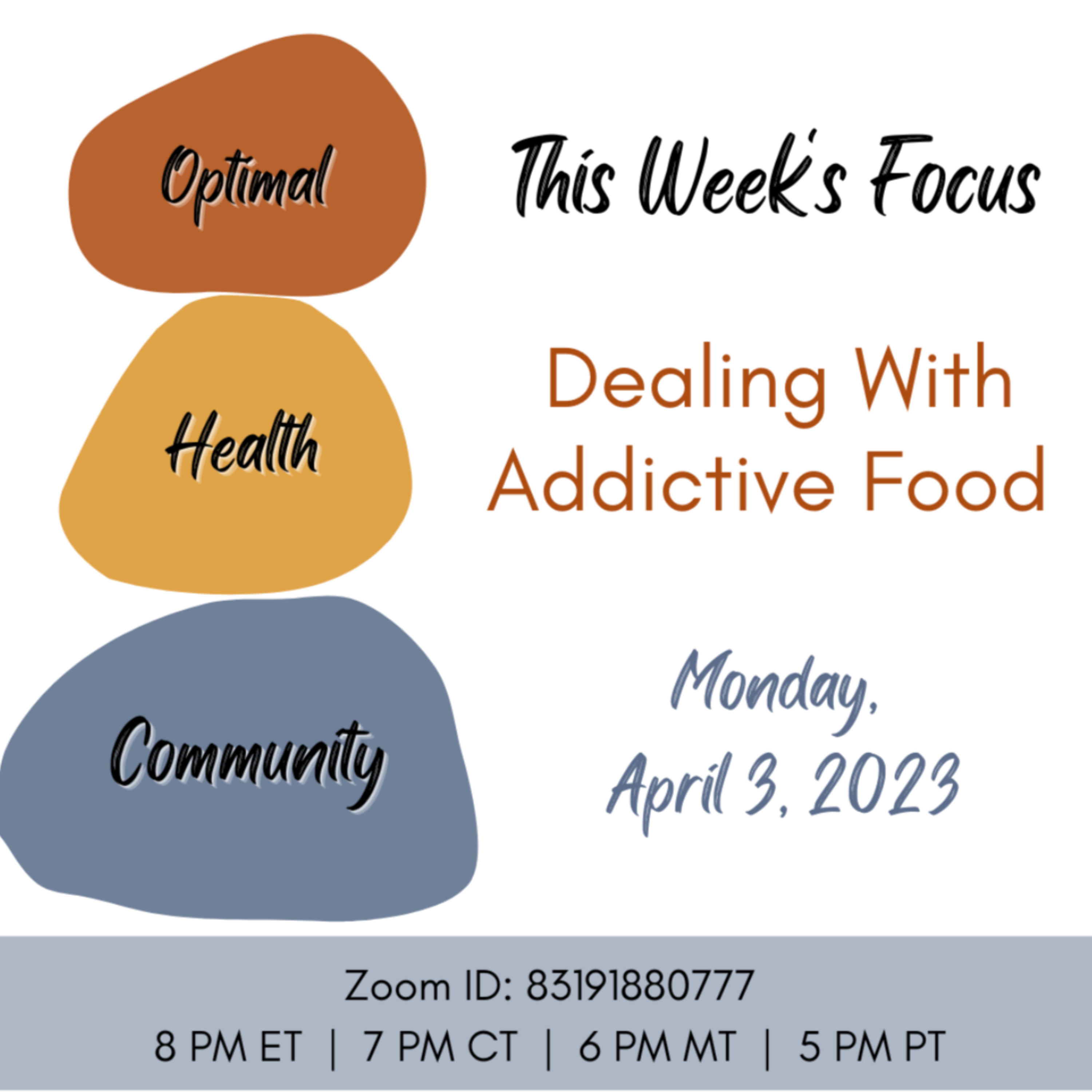4/3/23 - Element 16: Dealing With Addictive Food episode artwork