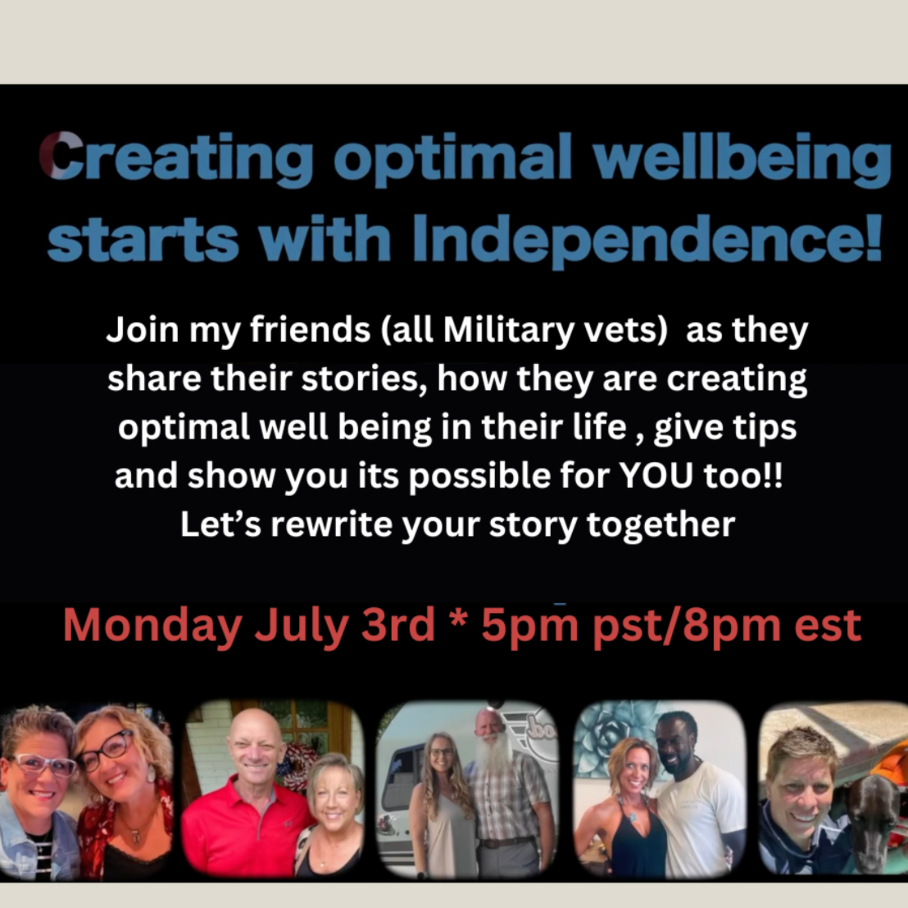 7/3/23 - Element 22: Creating Optimal Wellbeing and Creating Independence in your Health! episode artwork