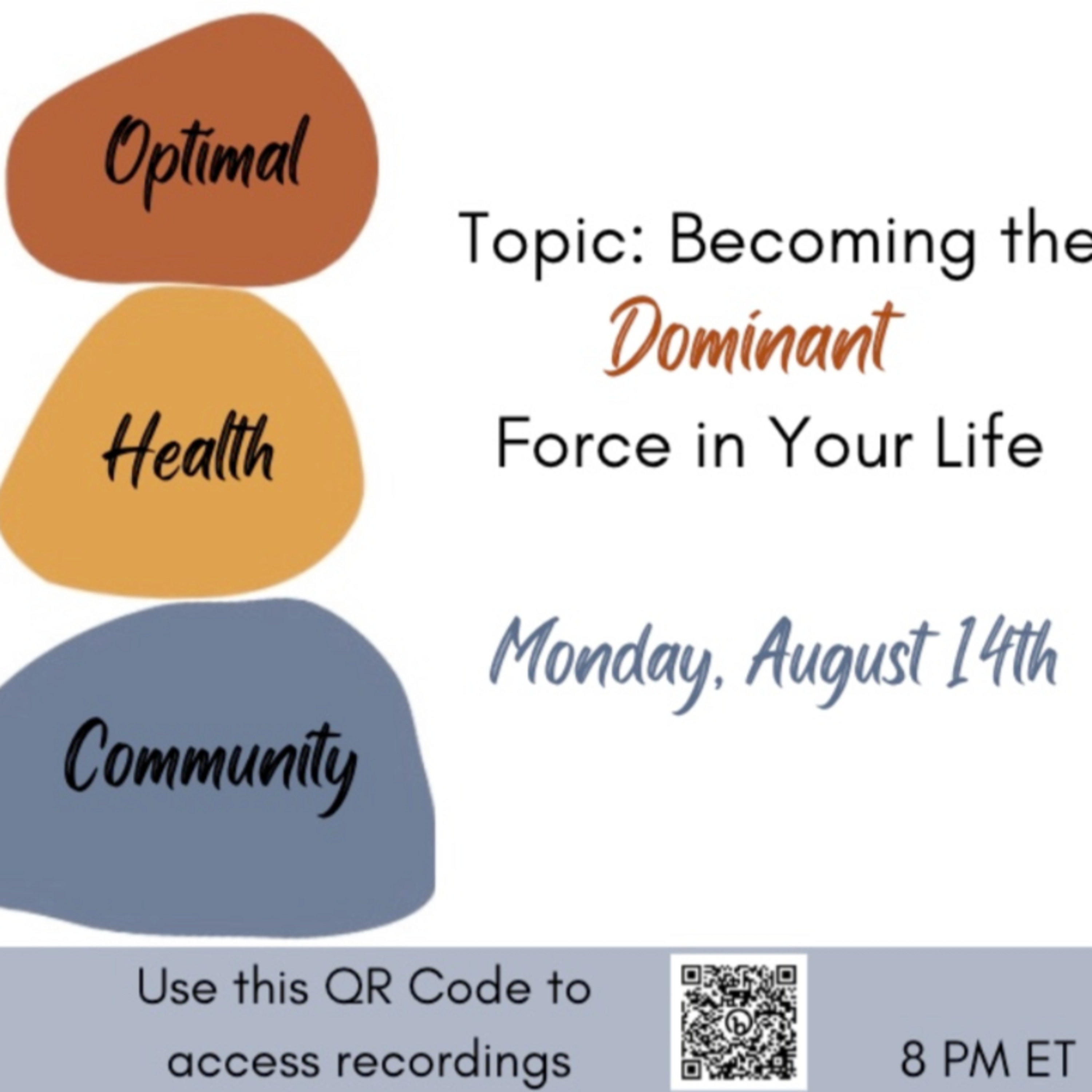 8/14/23 - Becoming the Dominant Force in Your Life! episode artwork