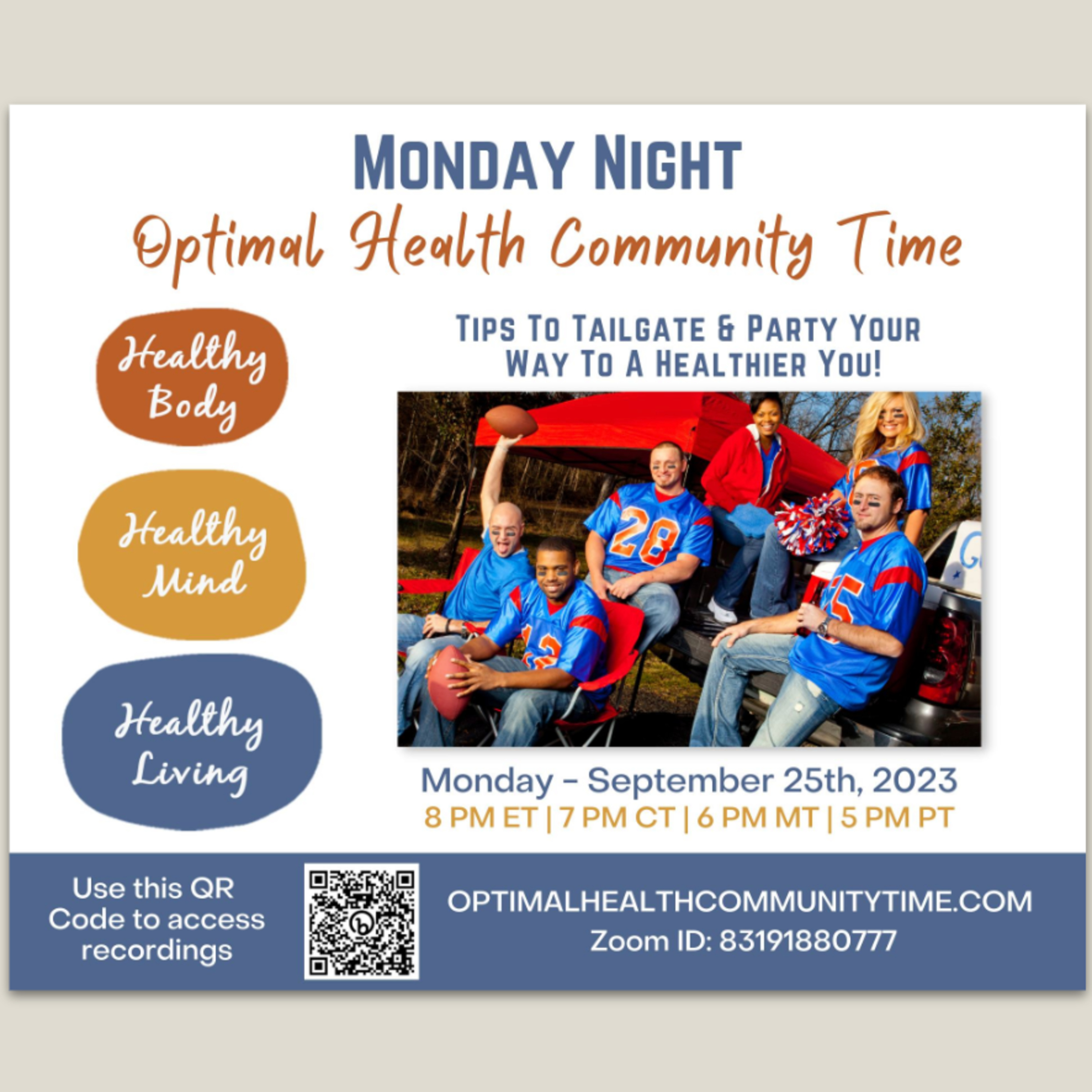 9/25/23 - Tips to Tailgate & Party Your Way to a Healthier You episode artwork