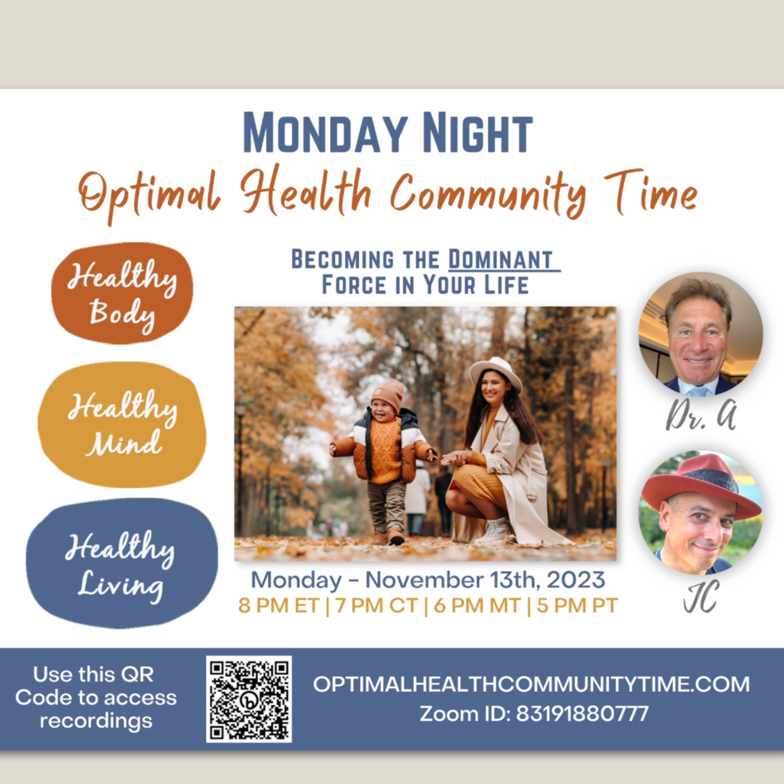 11/13/23 - Becoming the Dominant Force in Your Life with Special Guest: Dr. Wayne Scott Andersen episode artwork