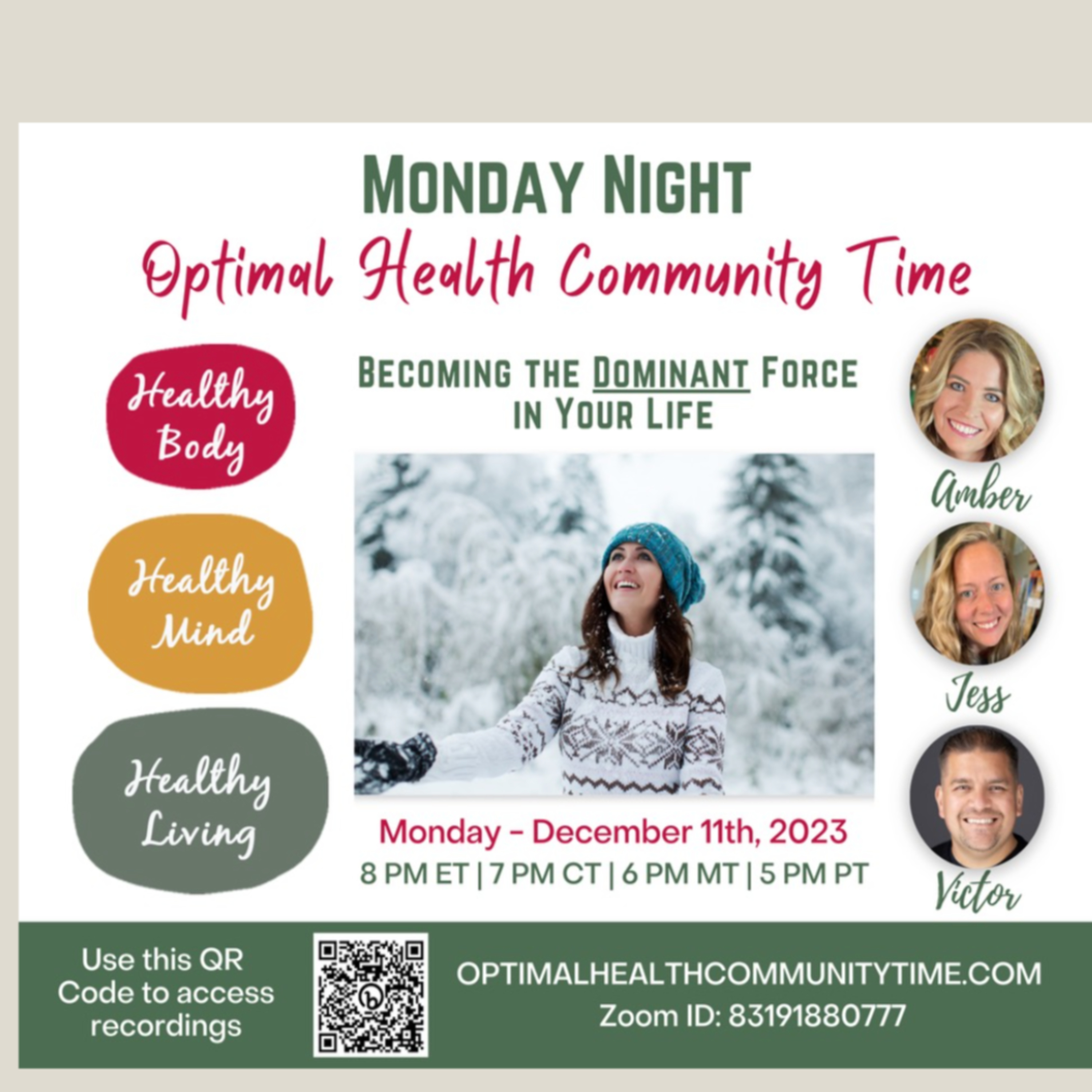 12/11/23 - Becoming the Dominant Force in Your Life! episode artwork