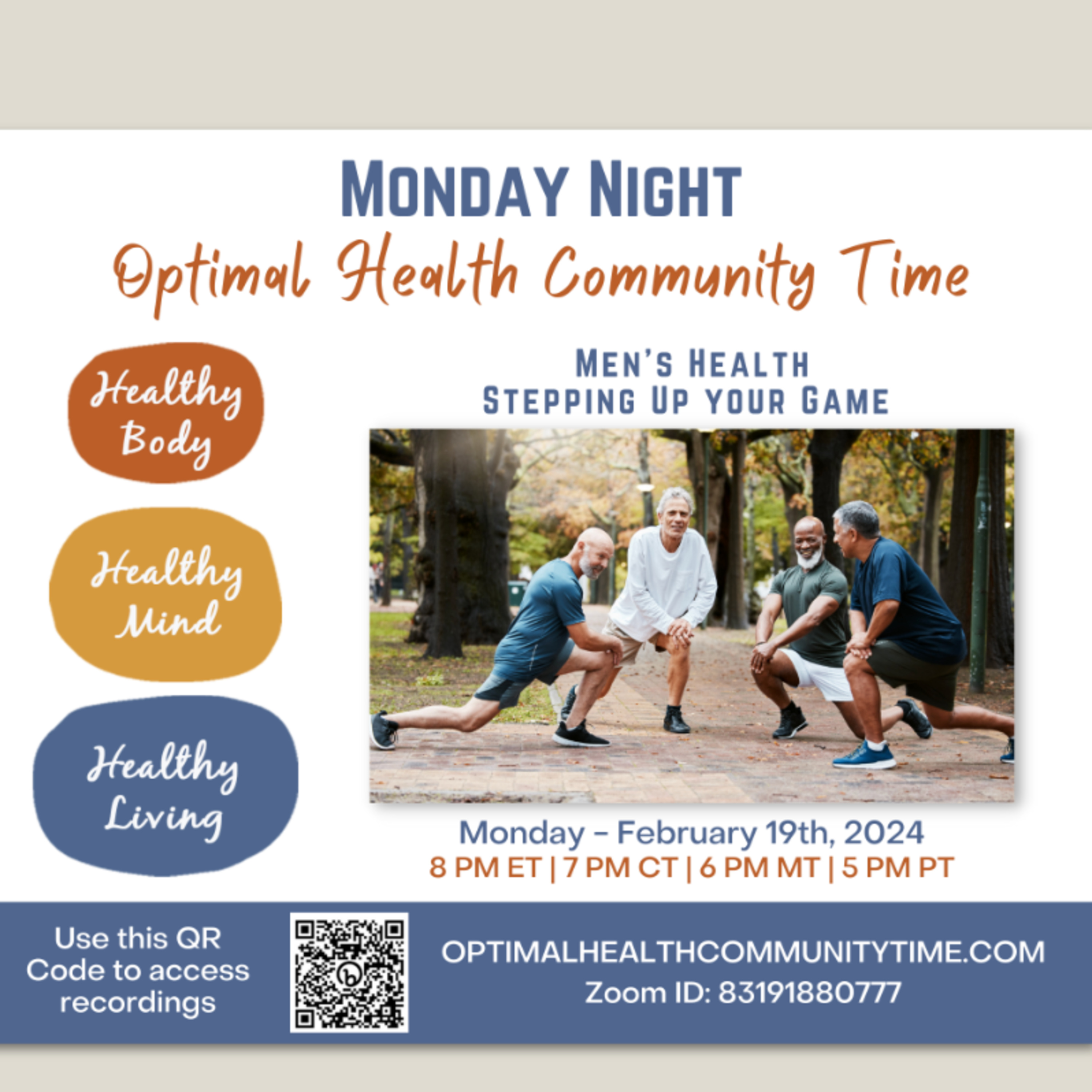 2/19/24 - Men’s Health: Stepping Up Your Game! episode artwork