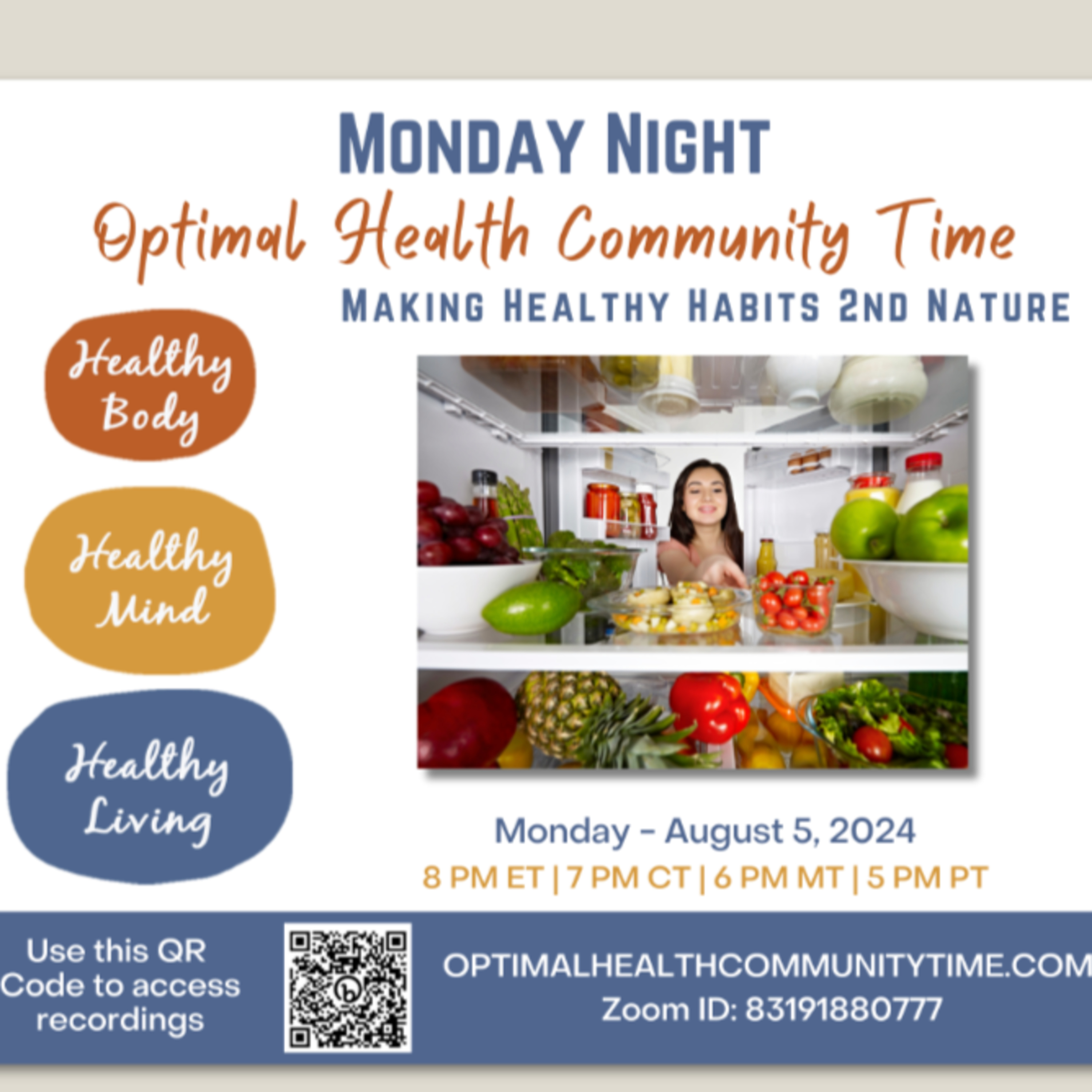 8/5/24 - Making Healthy Habits 2nd Nature episode artwork