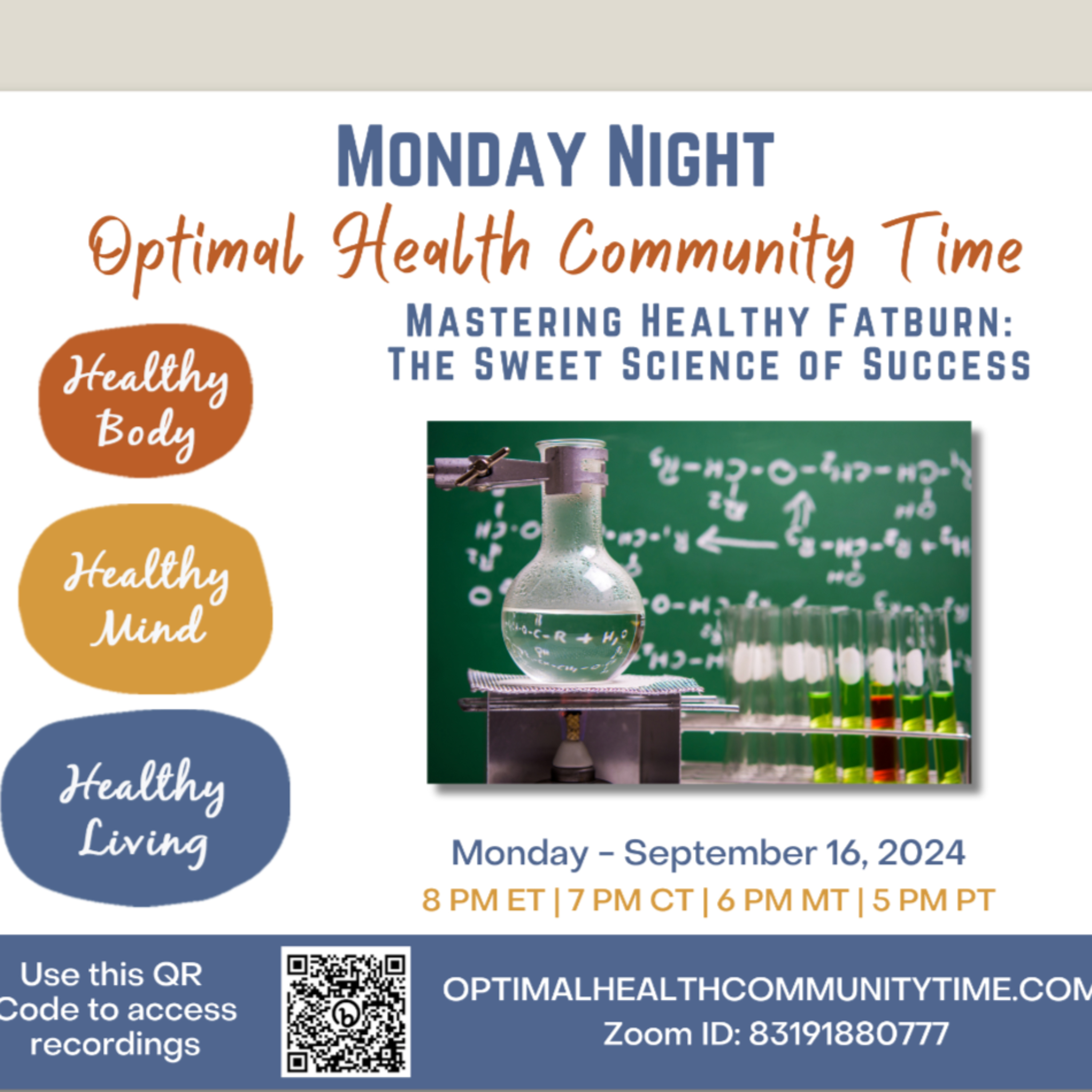 9/16/24 - Mastering Healthy Fatburn: The Sweet Science of Success episode artwork