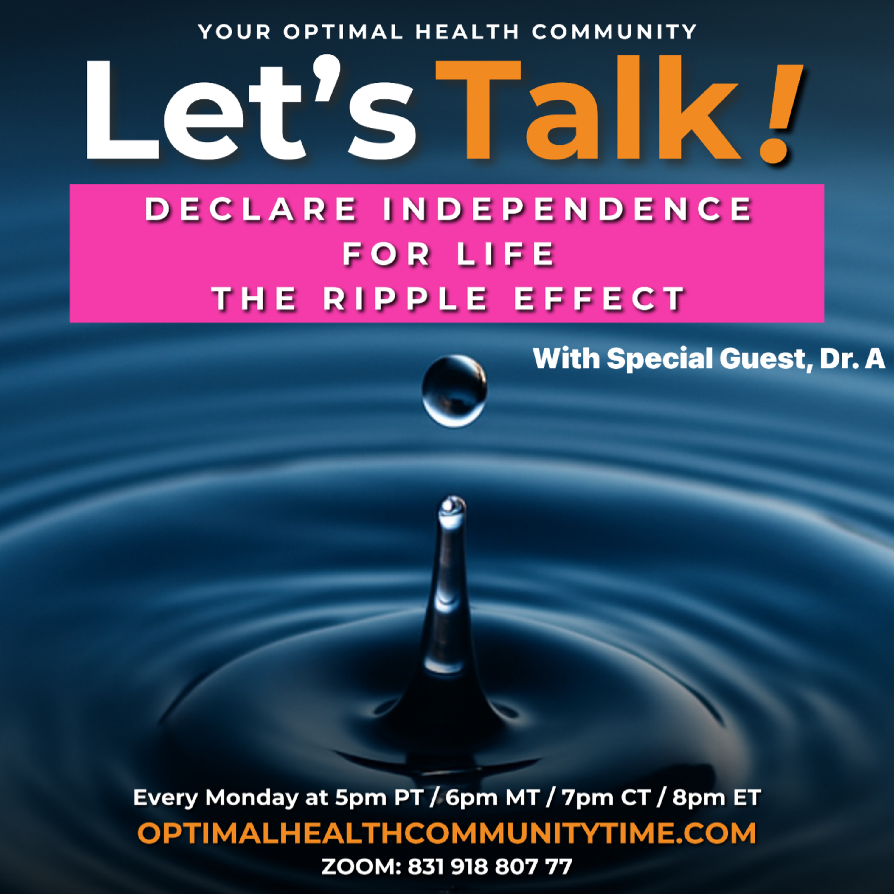 7/14/25 - Declare Independence for Life: The Ripple Effect episode artwork