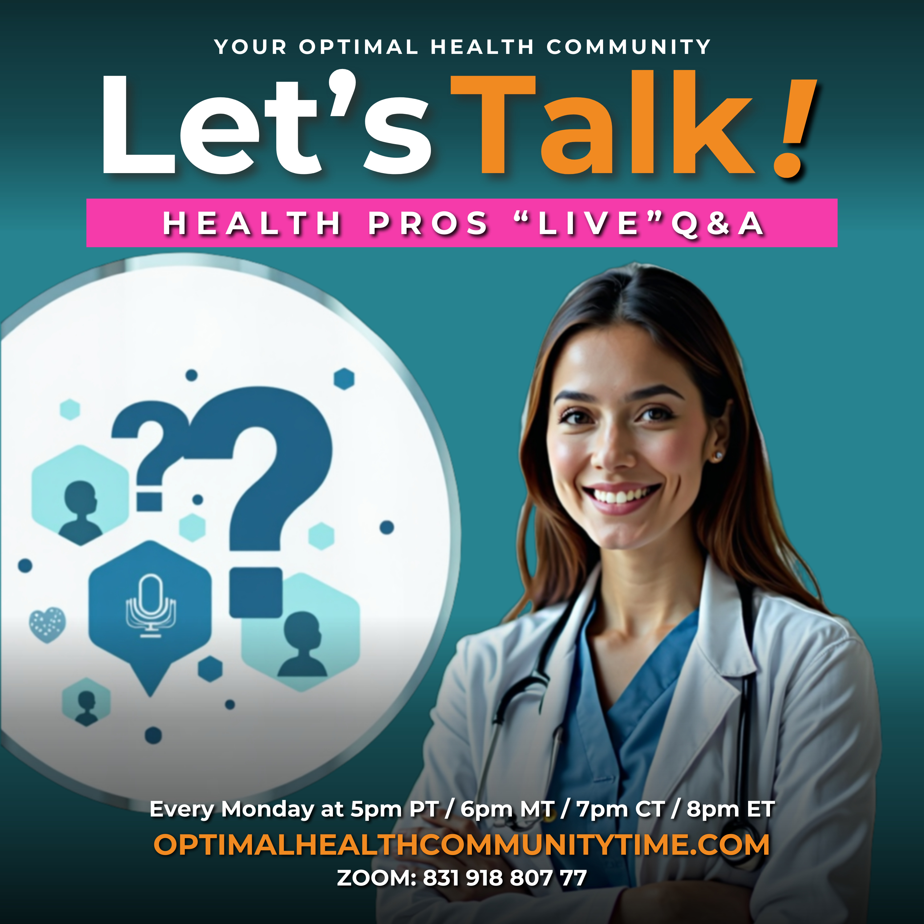 10/27/25 - Health Pros Live Q&A episode artwork