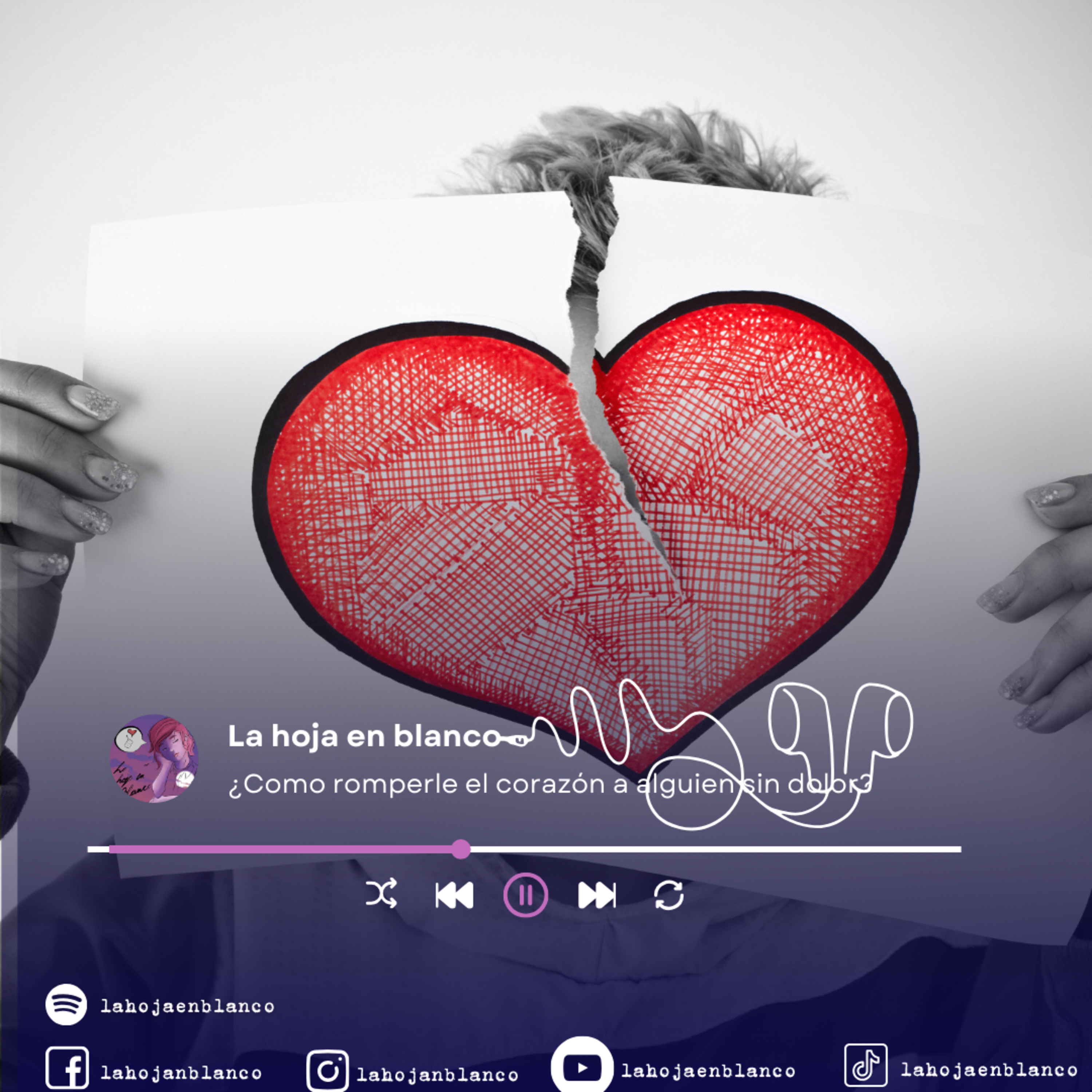 La hoja en blanco