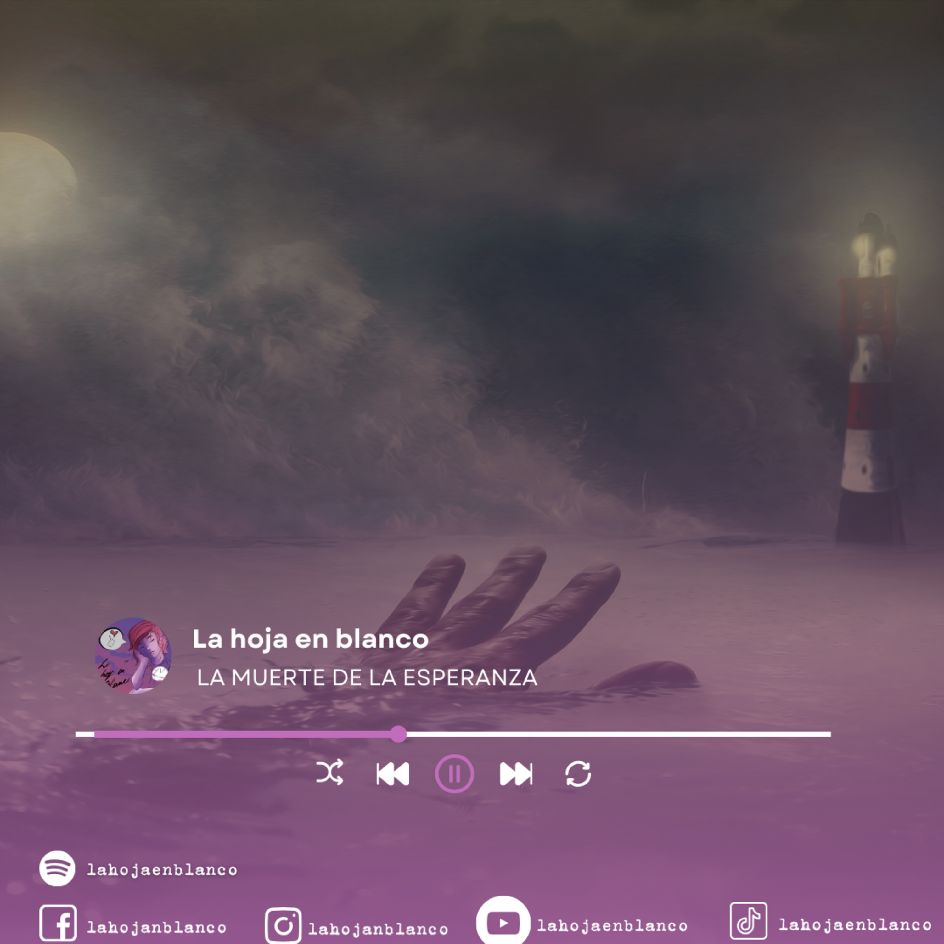 La hoja en blanco