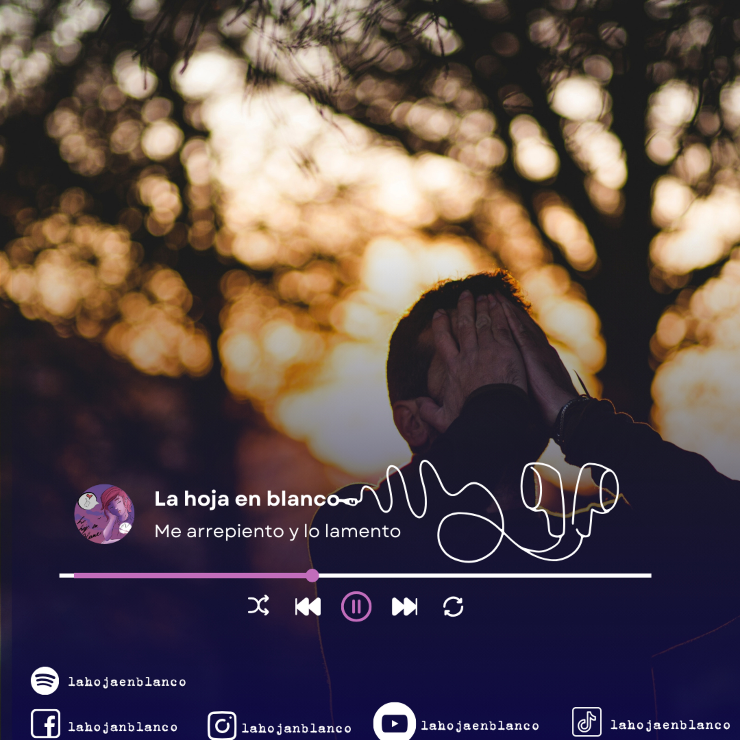 La hoja en blanco