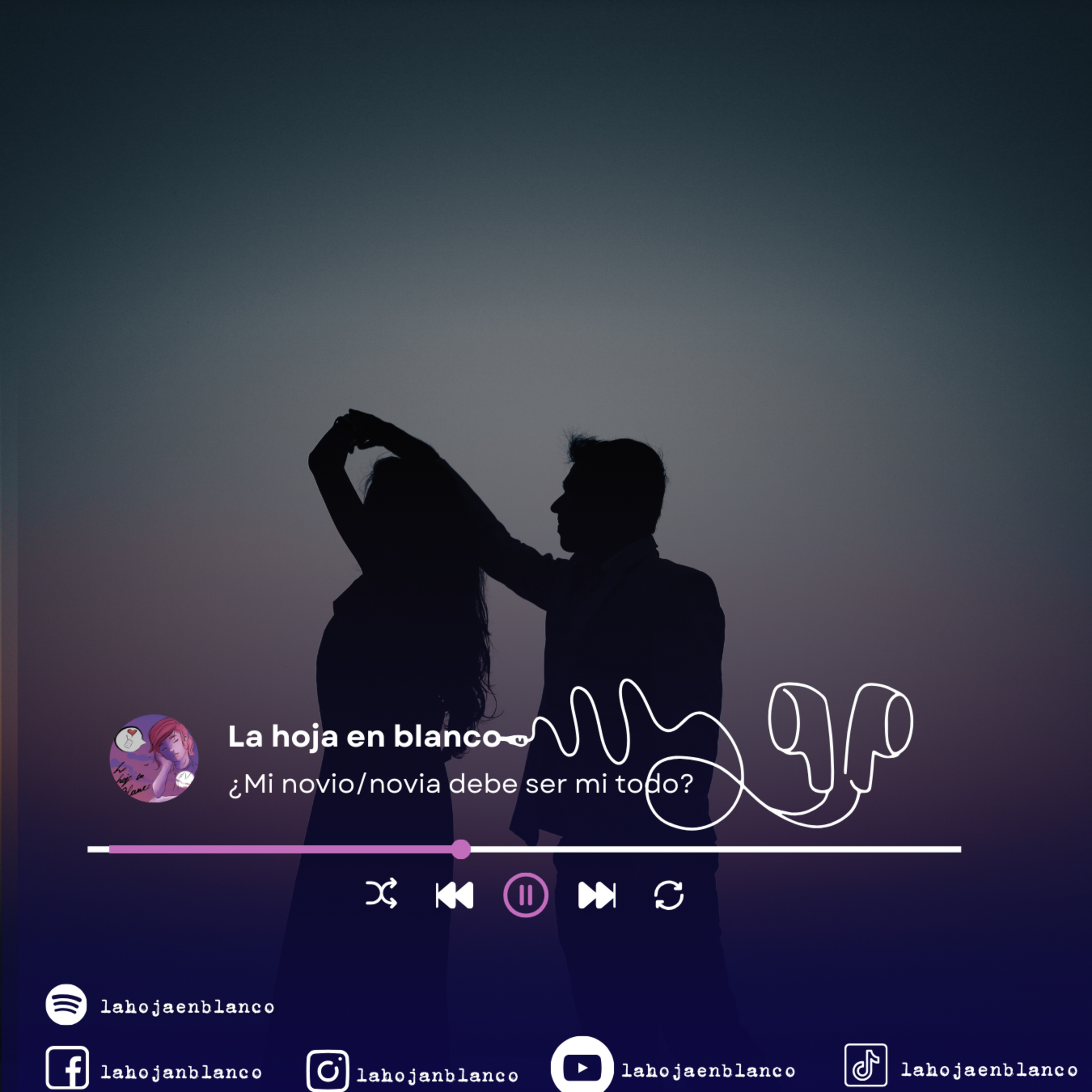 La hoja en blanco