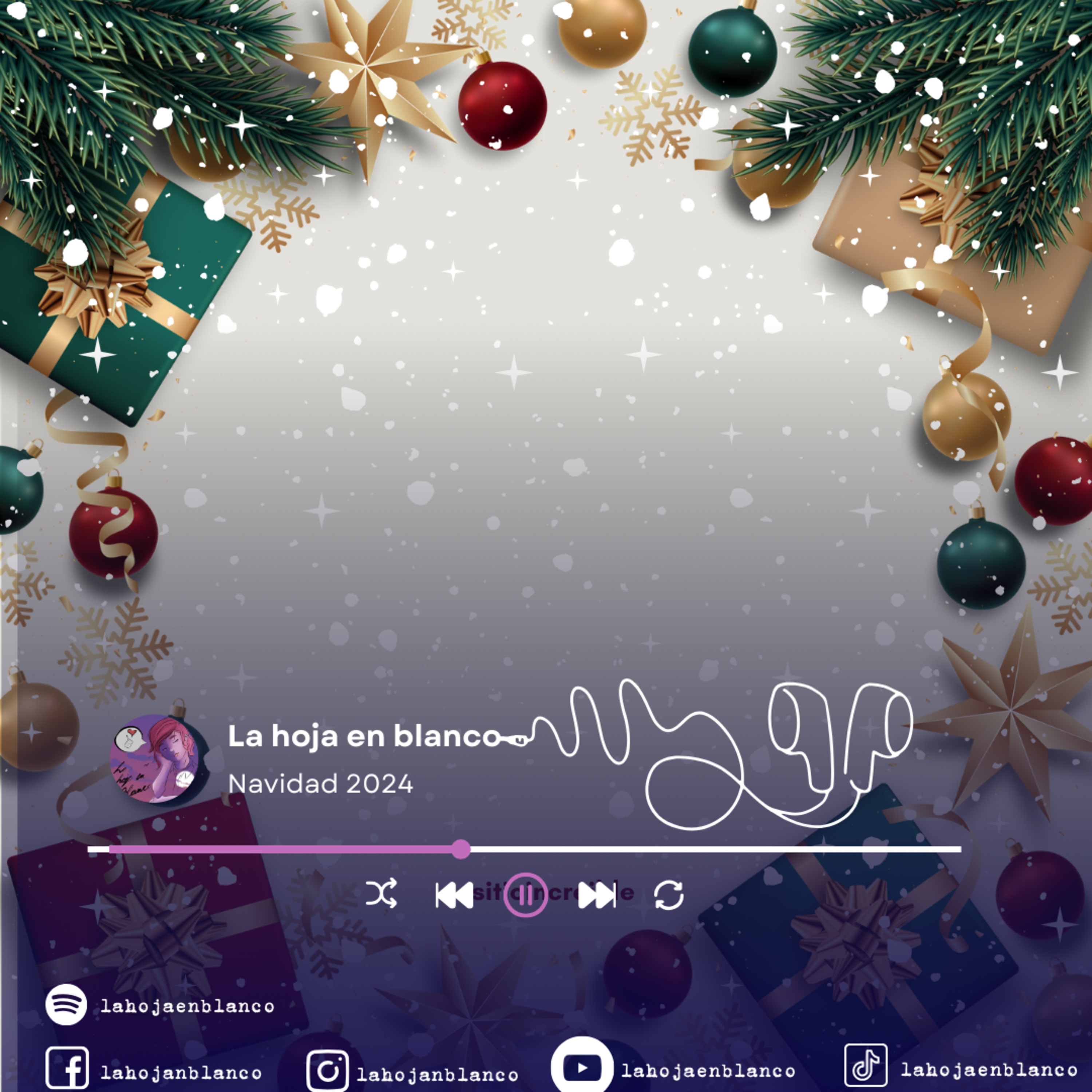 La hoja en blanco