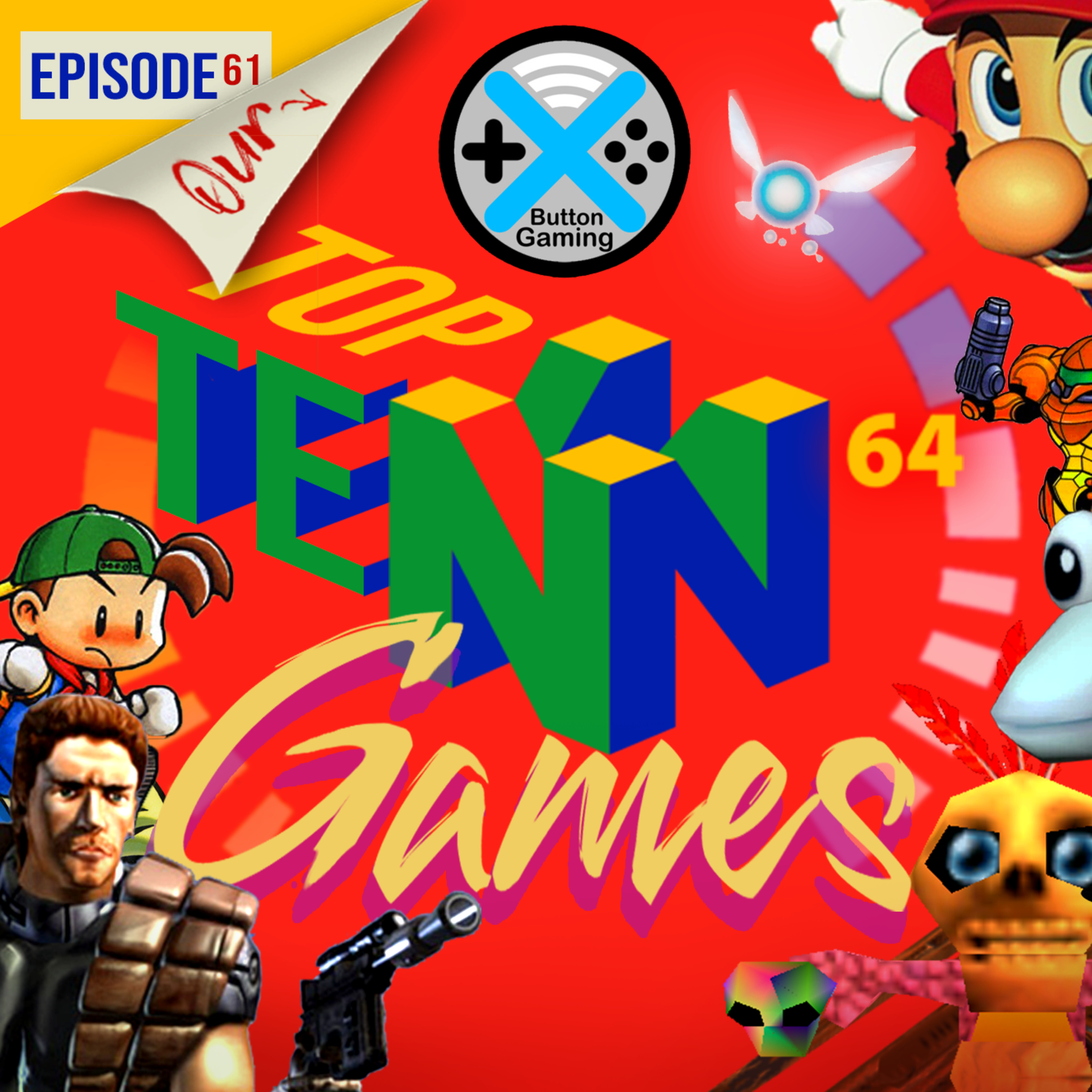 Top Ten N64 Games w/ James & Jarret episode artwork