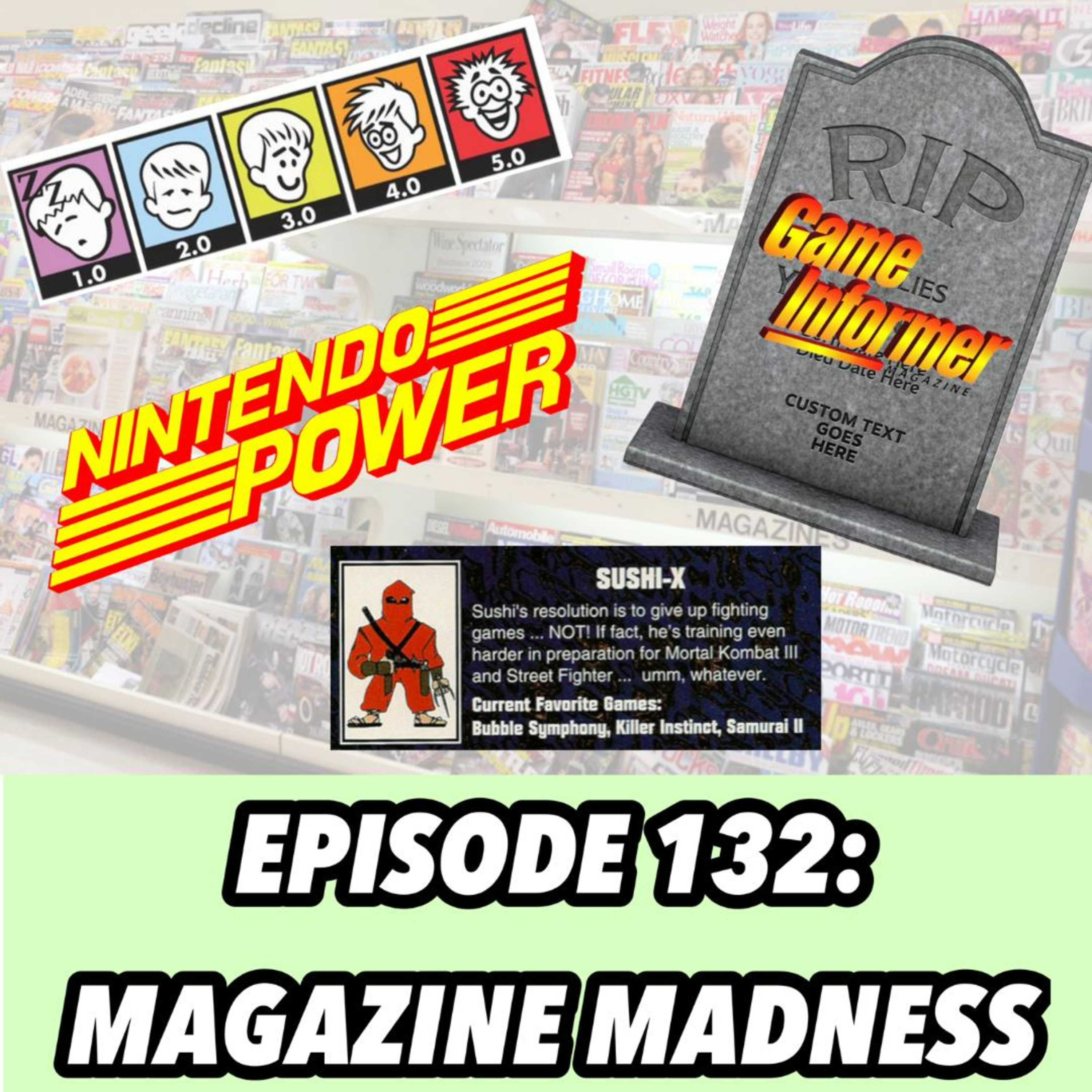132: Magazine Madness episode artwork