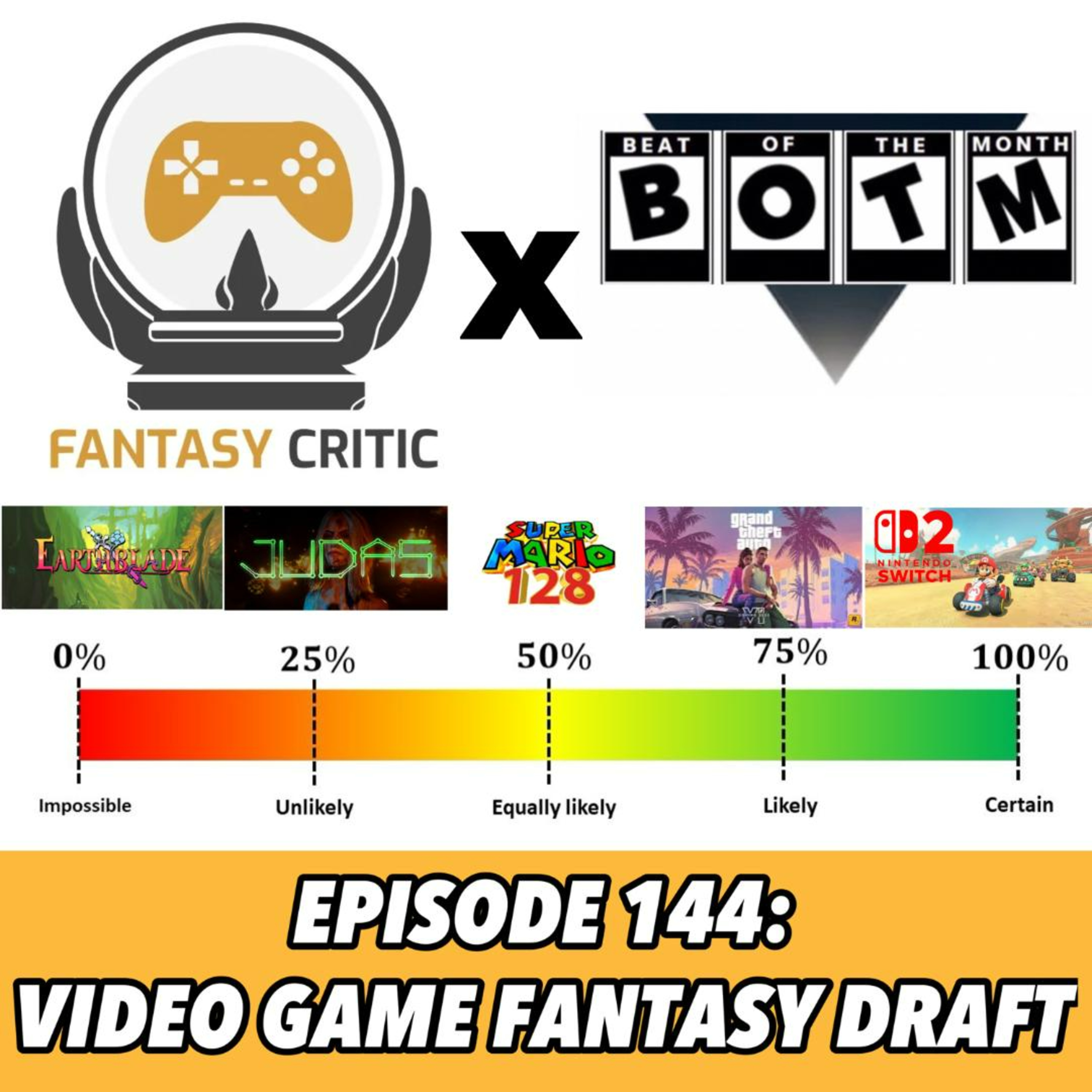 144: Video Game Fantasy Draft episode artwork