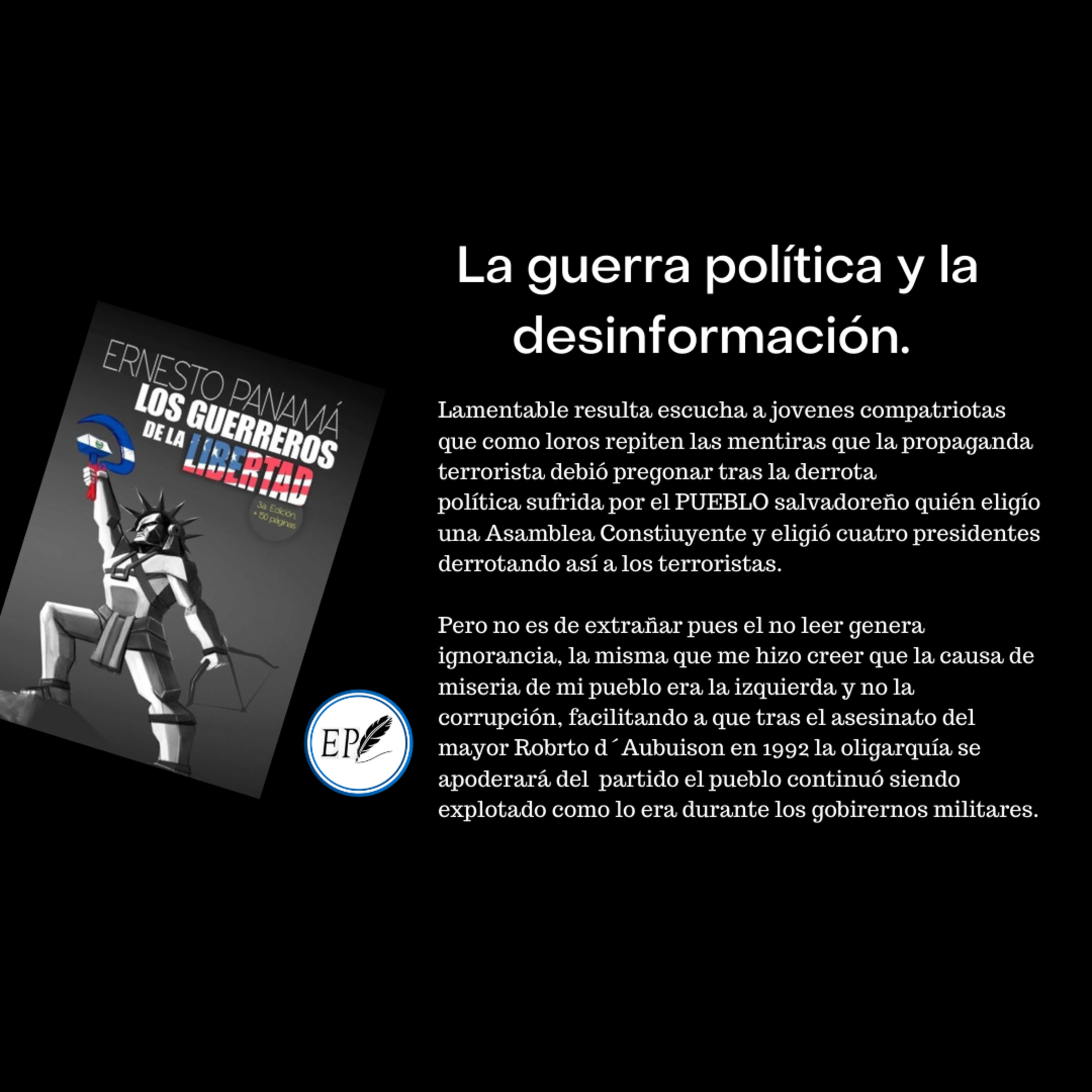 Ernesto Panamá - Escritor