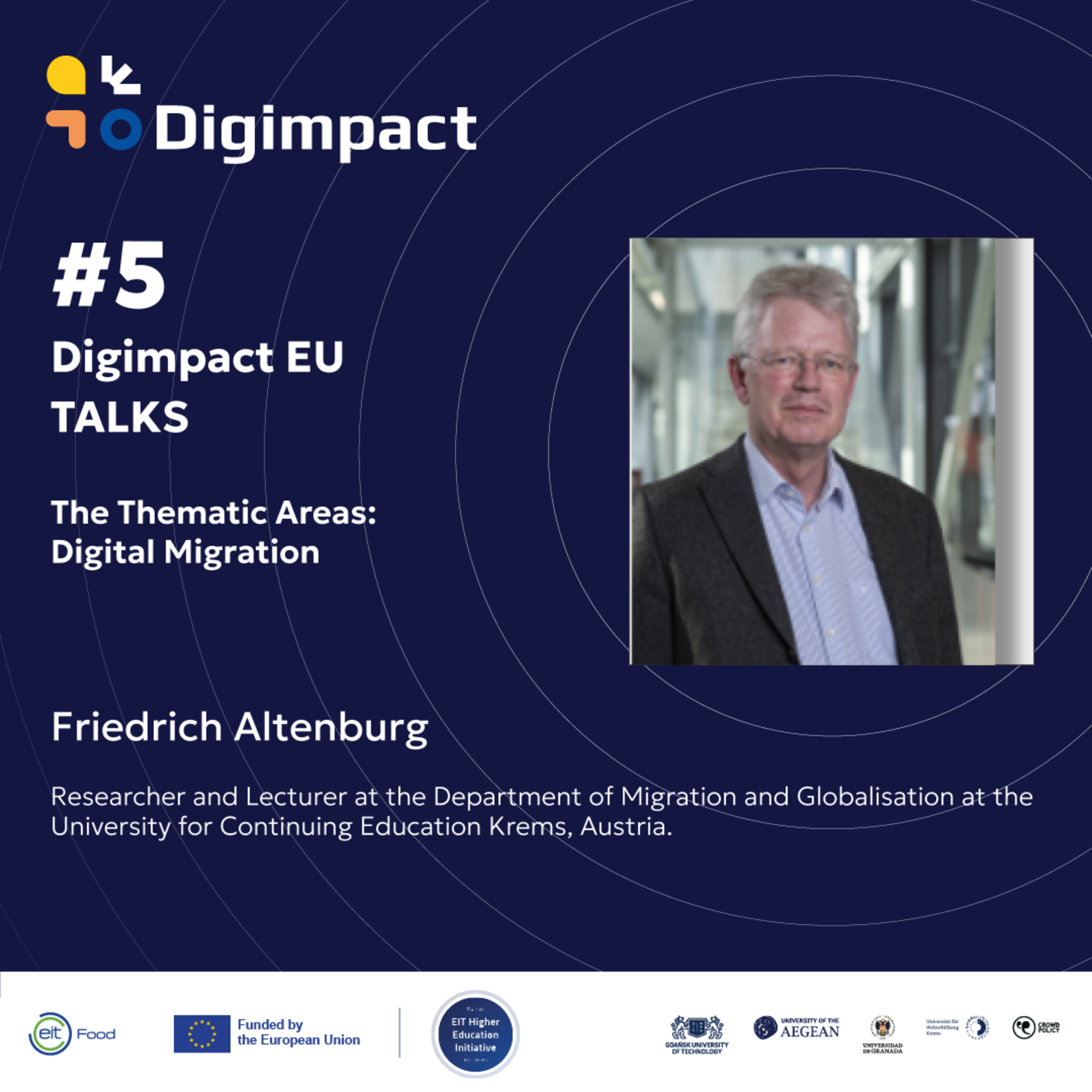 DIGIMPACT Talks #5: The Thematic Areas, Digital Migration episode artwork