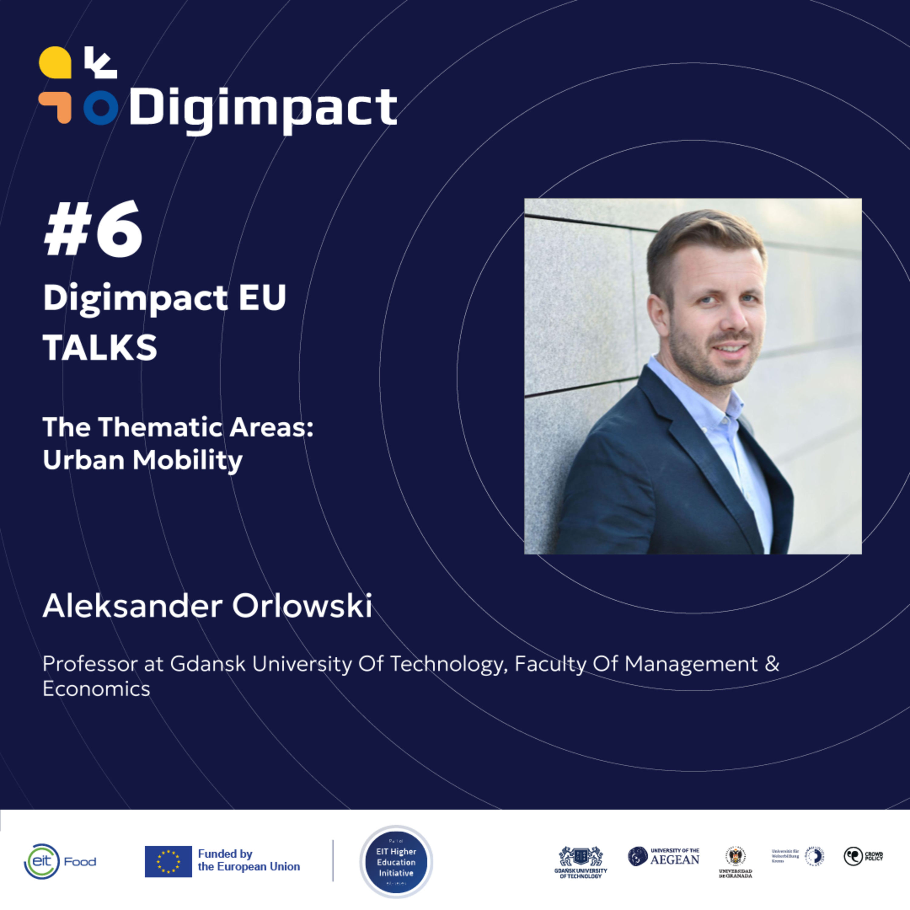 DIGIMPACT Talks #6: The Thematic Areas, Urban Mobility episode artwork
