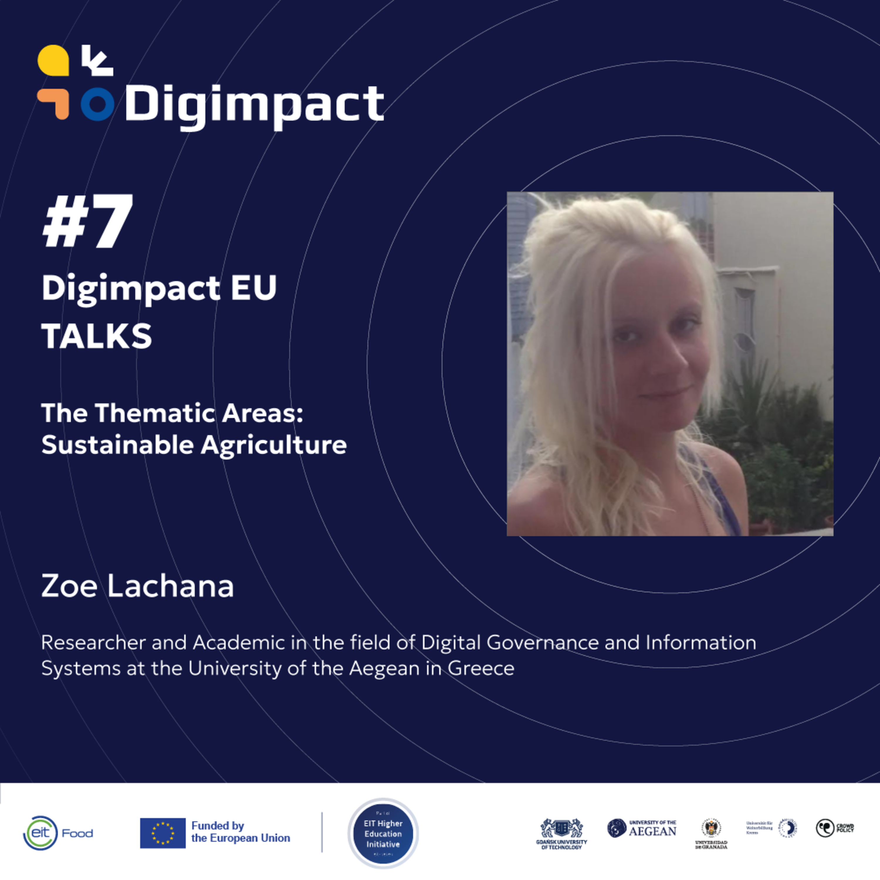 DIGIMPACT Talks #7: The Thematic Areas, Sustainable Agriculture episode artwork