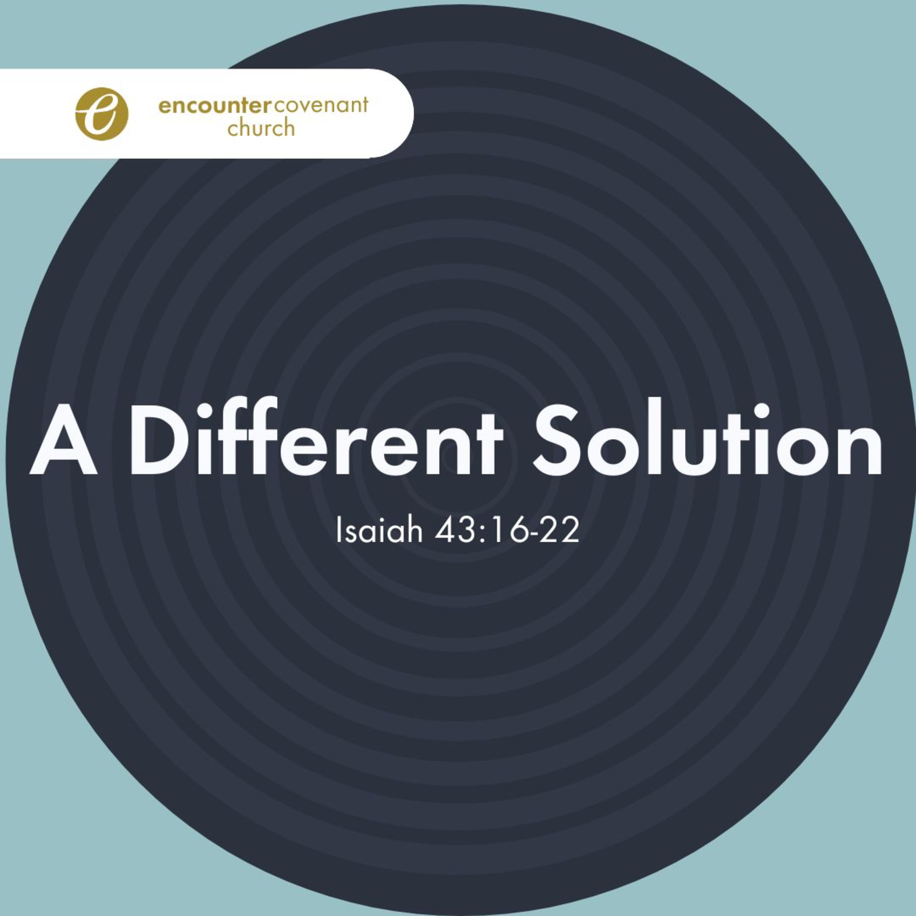 A Different Solution by Pastor Edward Lee episode artwork