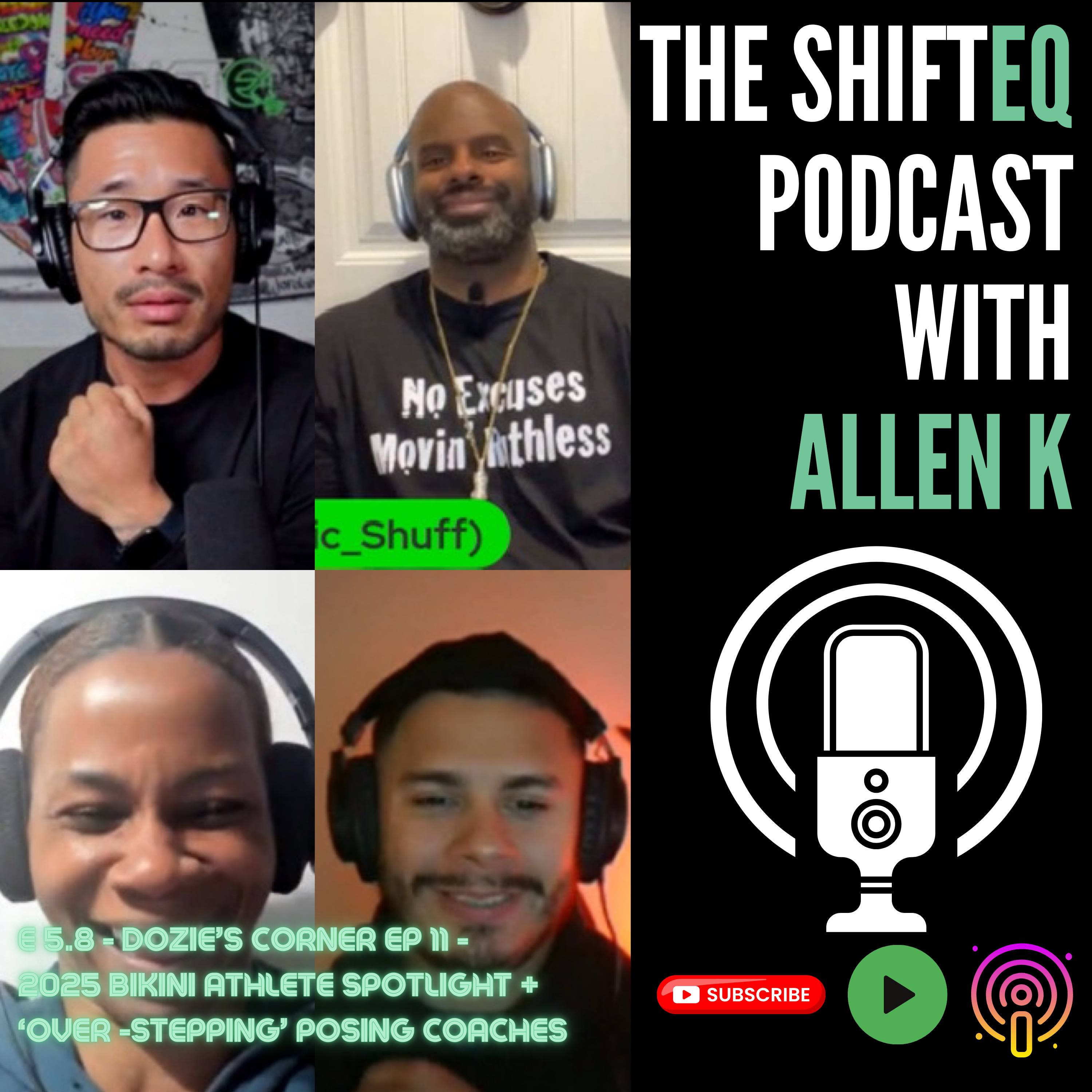 E 5.8 - Dozie’s Corner EP 11 - 2025 Bikini Athlete Spotlight + ‘Over -Stepping’ Posing Coaches