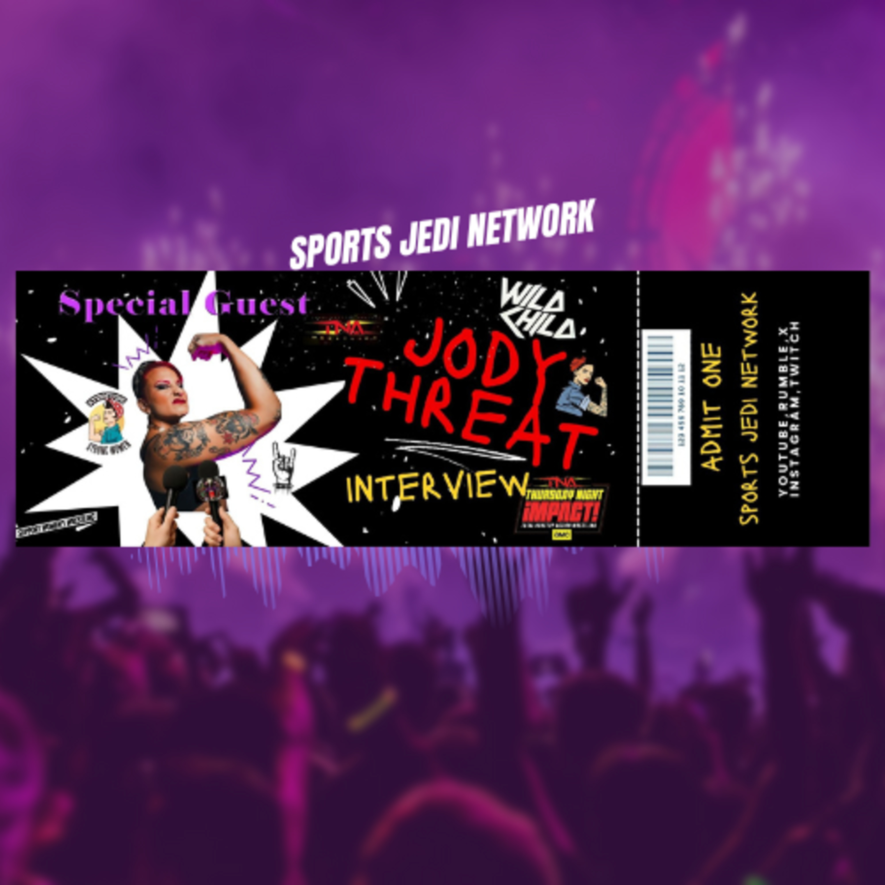 TNA Knockouts Star "THE WILD CHILD"Jody Threat on TNA’s Move to AMC, iMPACT! Premiere & Genesis 2026