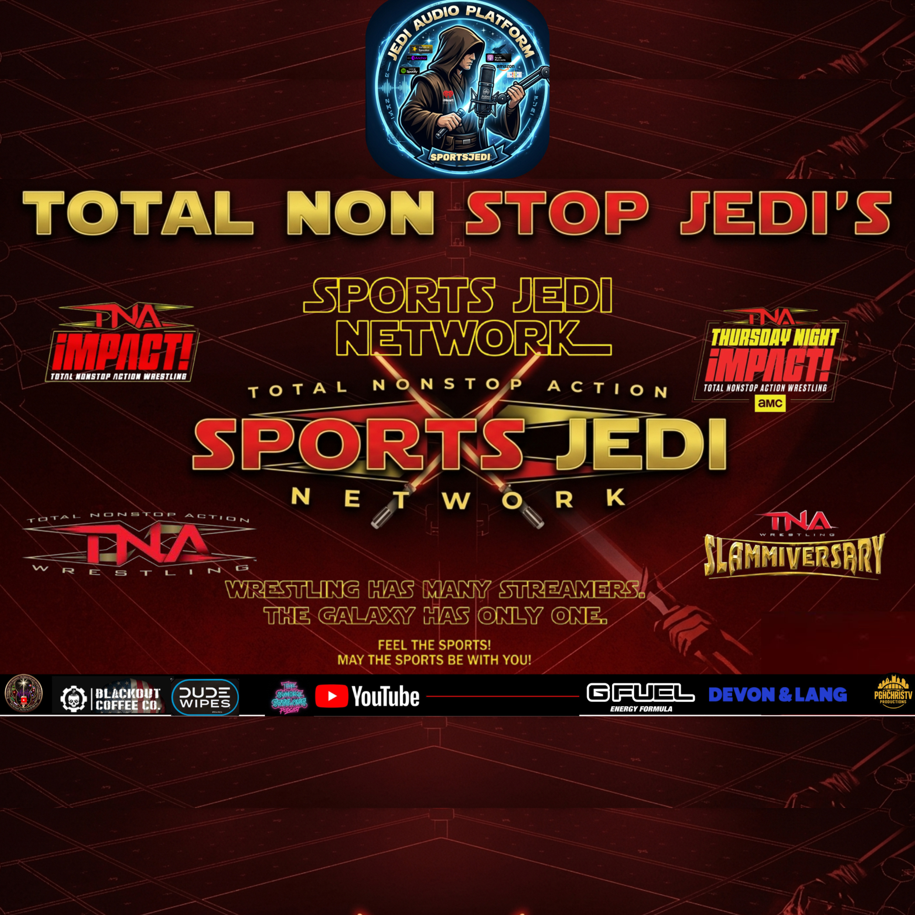 🔴 SPORTS JEDI NETWORK ALL SPORTS ALL THE TIME FEEL THE FORCE!