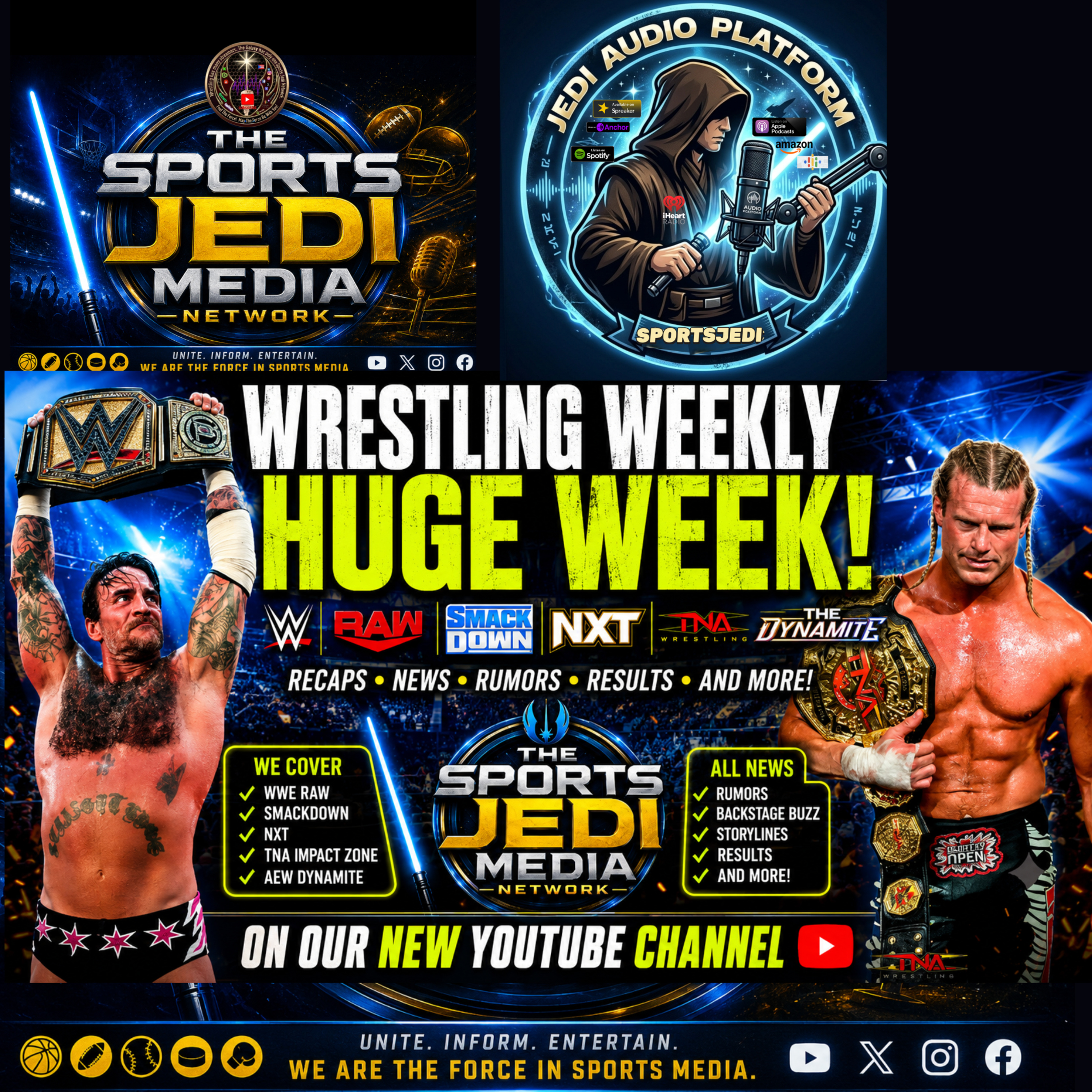 🔴 SPORTS JEDI NETWORK ALL SPORTS ALL THE TIME FEEL THE FORCE!