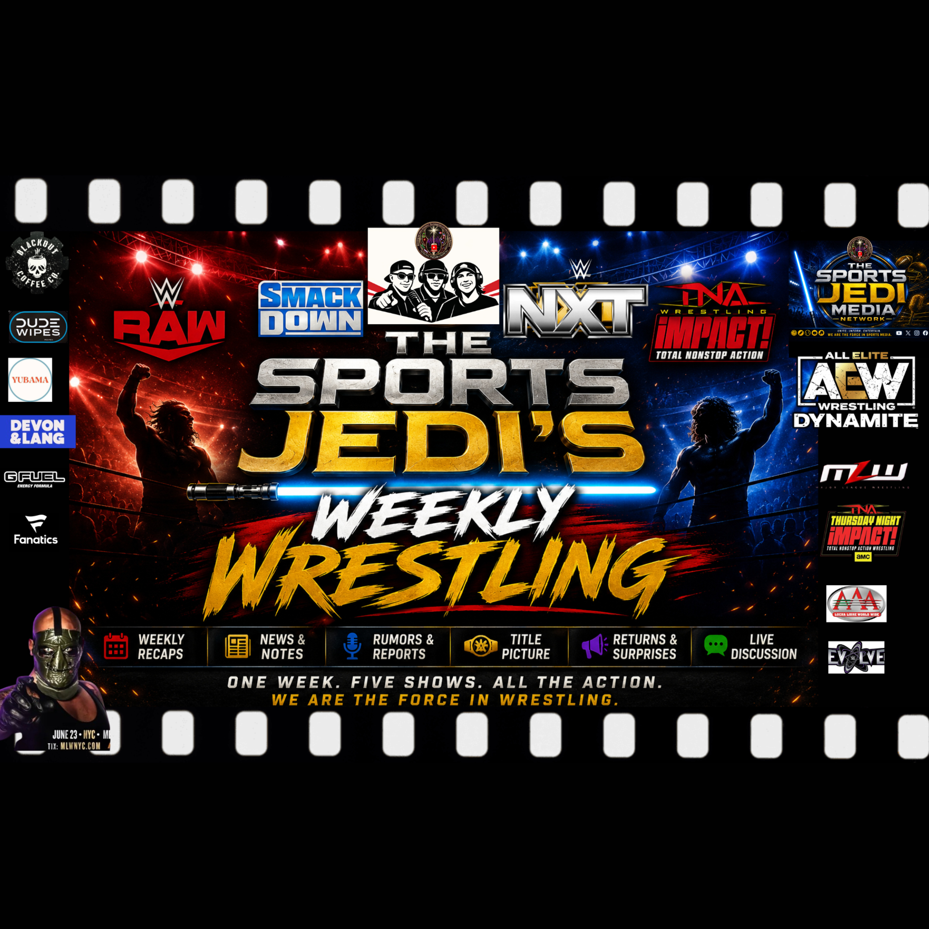 🔴 SPORTS JEDI NETWORK ALL SPORTS ALL THE TIME FEEL THE FORCE!