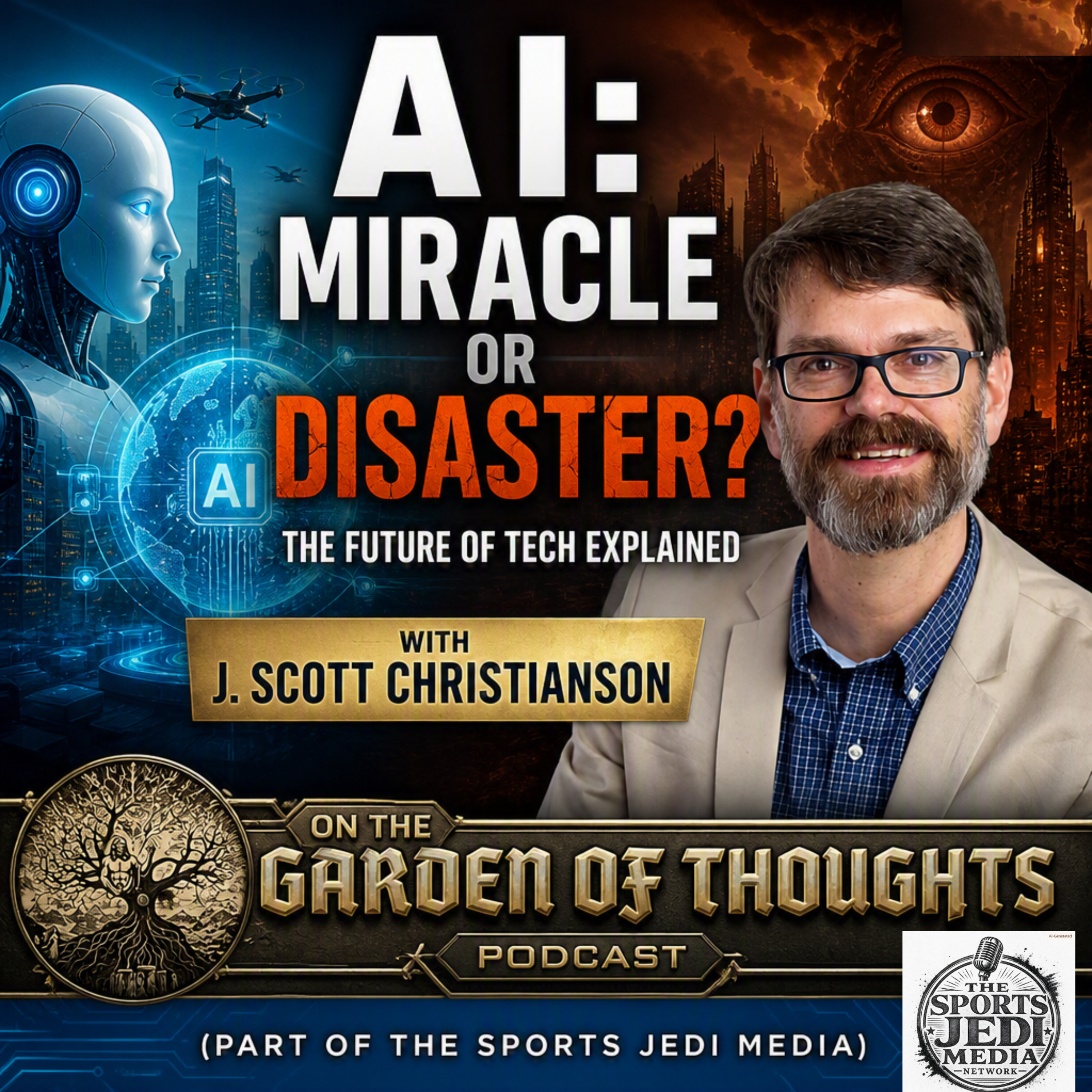 The Unfiltered Truth About AI’s Future (What They Aren't Telling You) | J. Scott Christianson JOIN THE GARDEN OF THOUGHTS PODCAST ON SPORTS JEDI MEDIA episode artwork