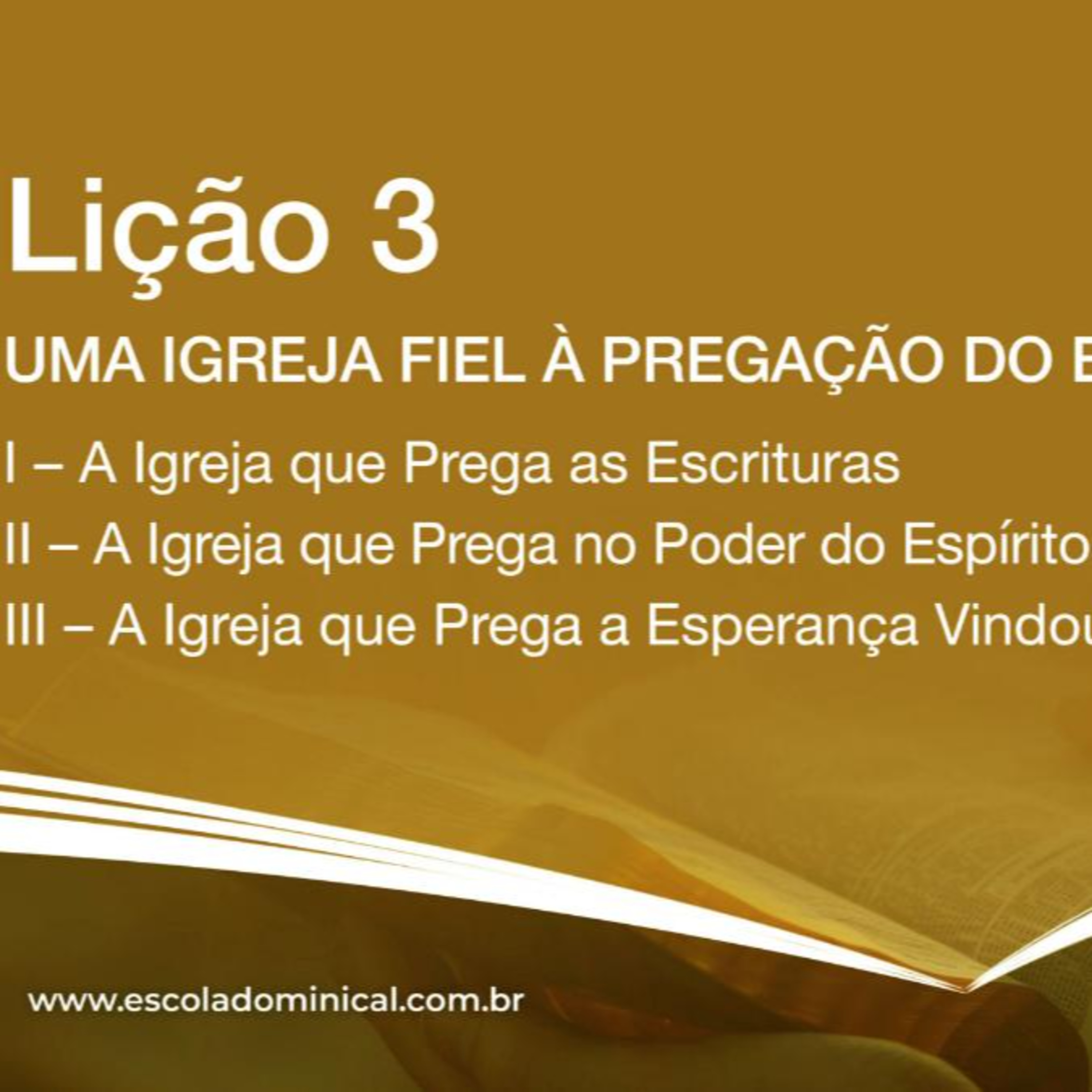 Uma Igreja Fiel à Pregação do Evangelho - Lição 03 3º Trim. 2025 EBD CPAD - Evangelista Fernando Rodrigues - https://youtu.be/b-kRljAirQ4