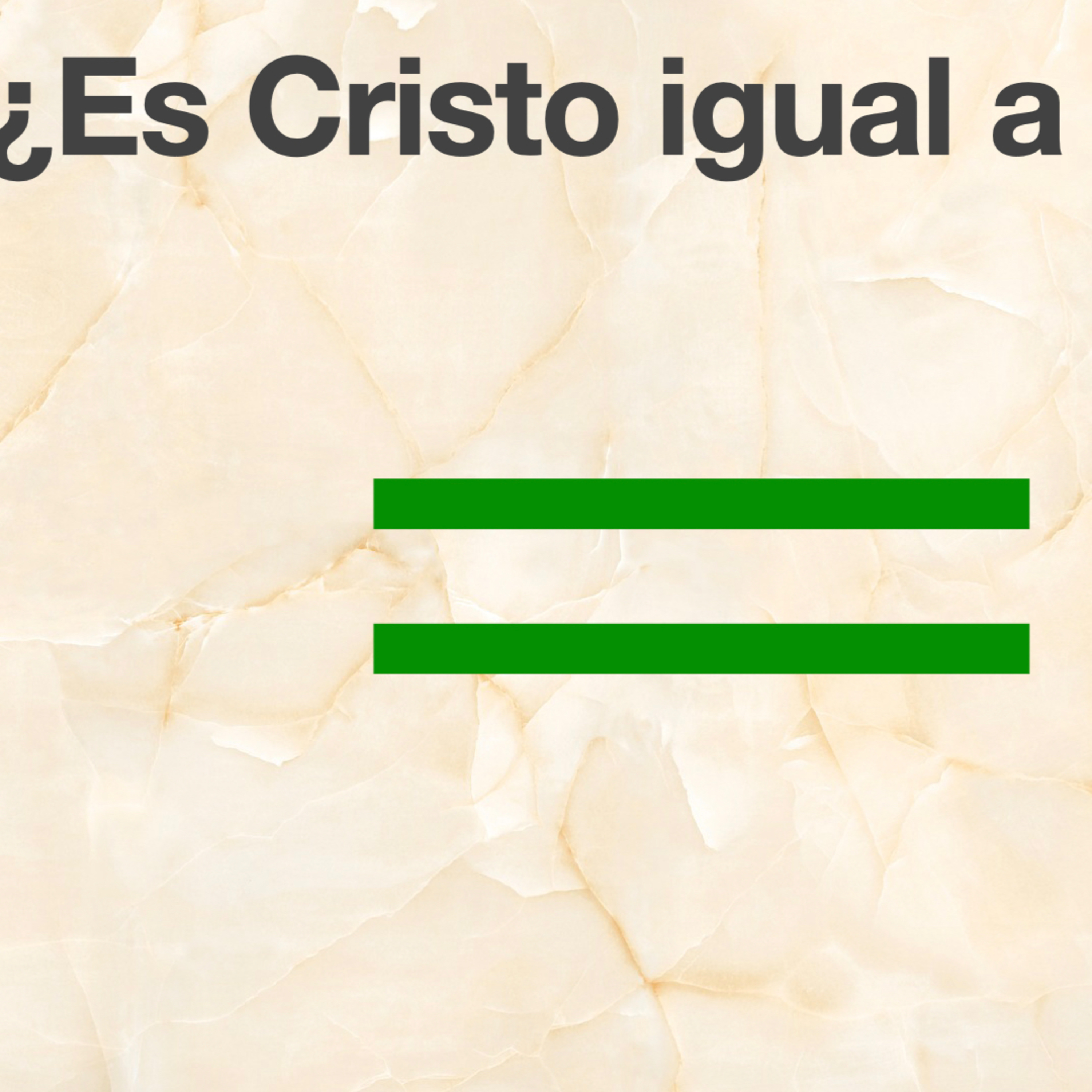03 - 32 ¿Es Cristo igual a Dios? episode artwork