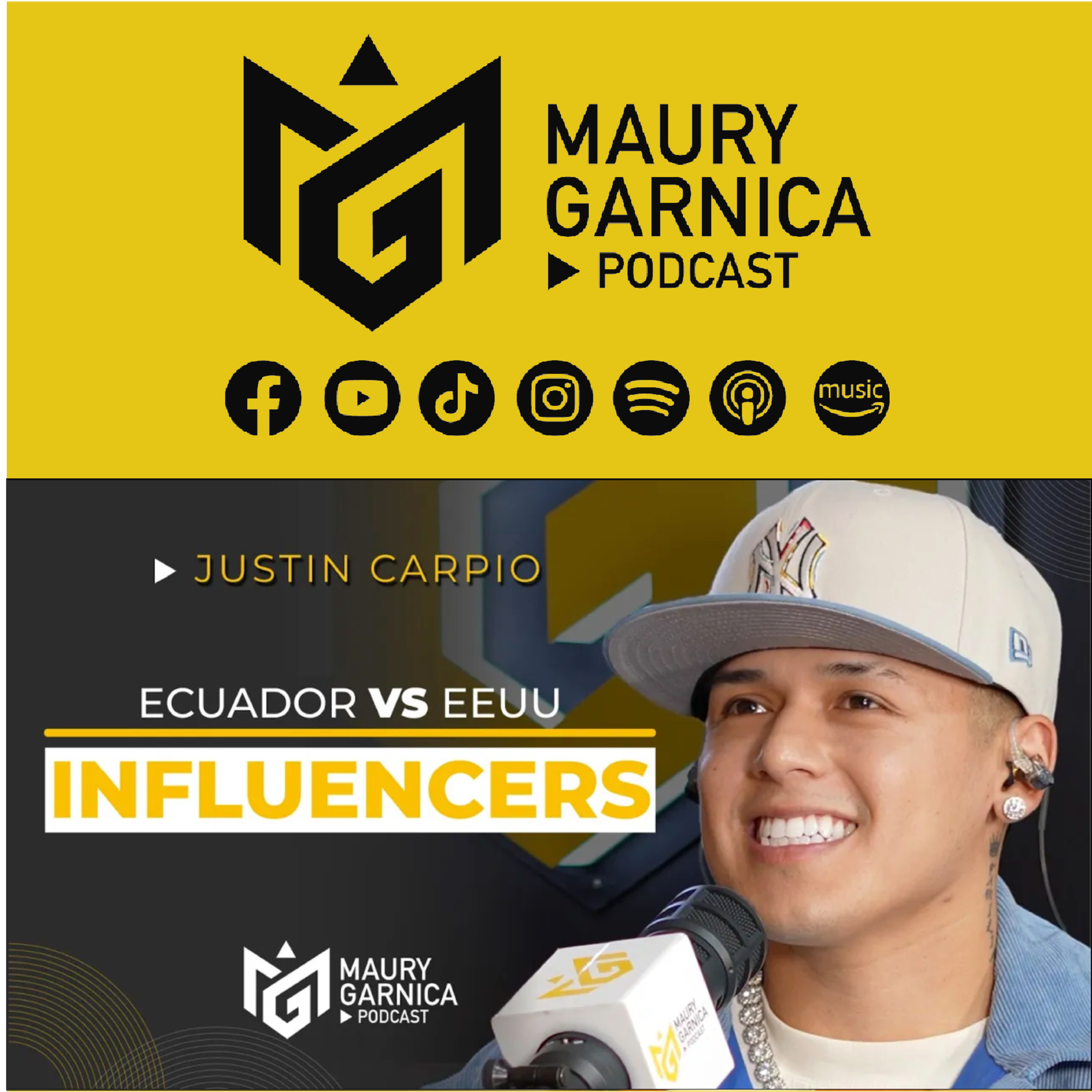 Influencers en EEUU vs Ecuador @Justincarpio ​