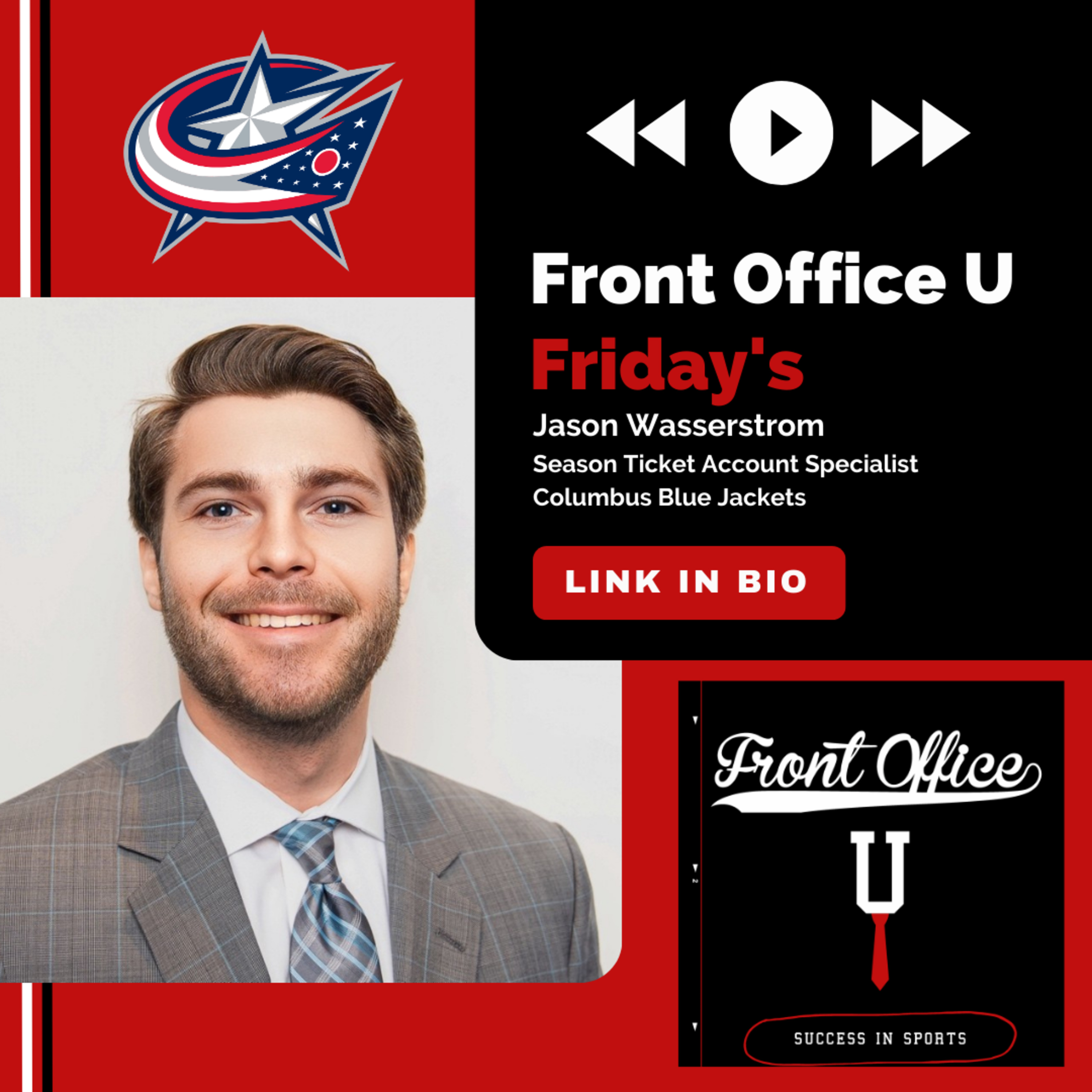 Jason Wasserstrom | Season Ticket Account Specialist, Columbus Blue Jackets episode artwork