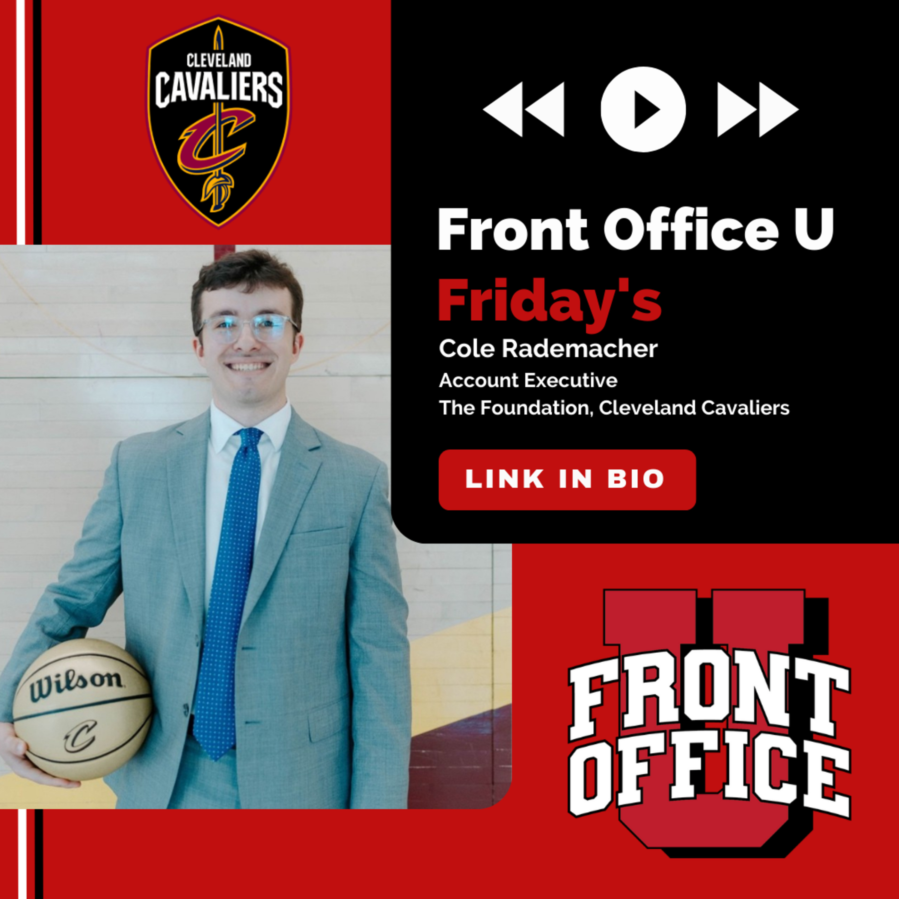 Cole Rademacher | Account Executive, The Foundation, Cleveland Cavaliers episode artwork