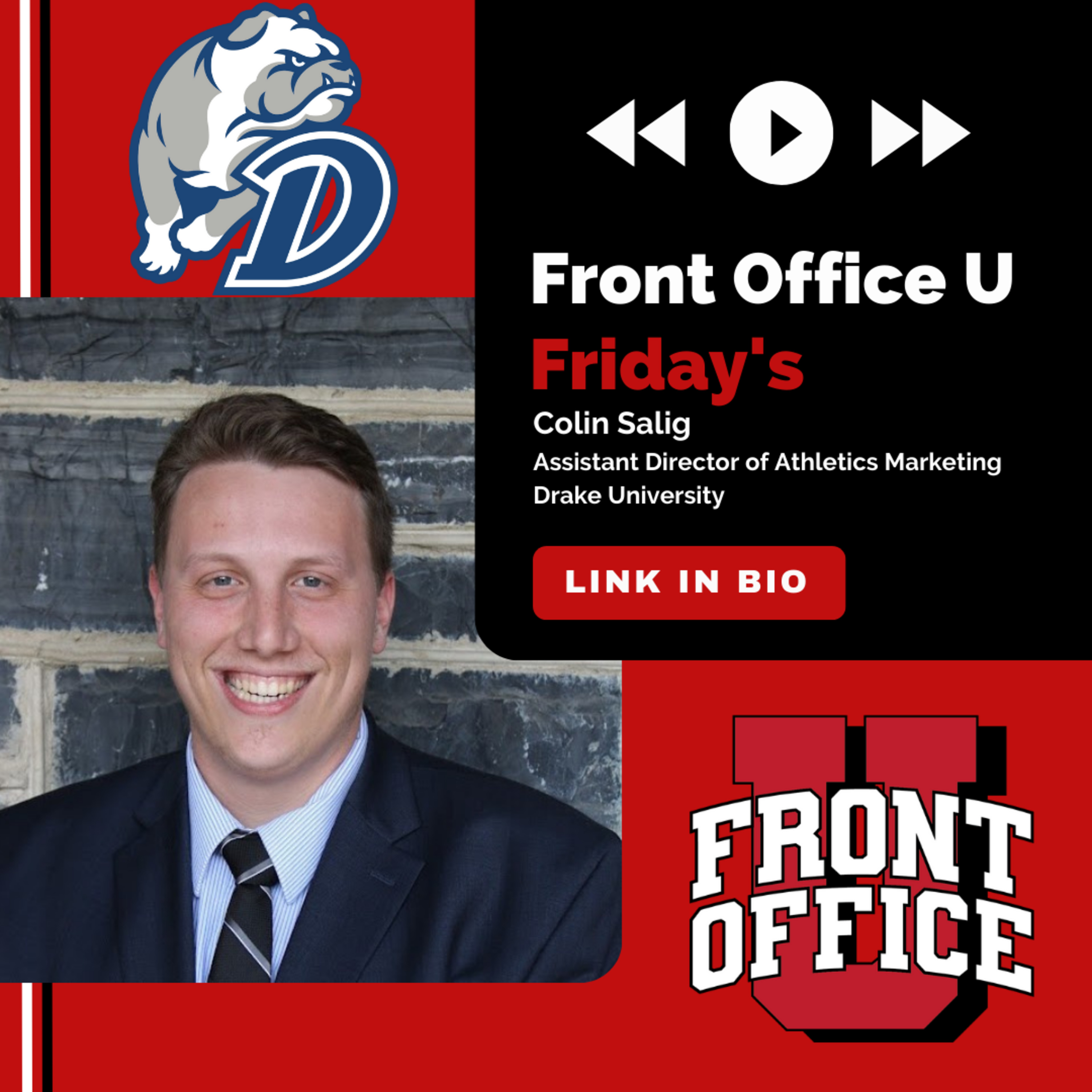 Colin Salig | Assistant Director of Athletics Marketing, Drake University episode artwork