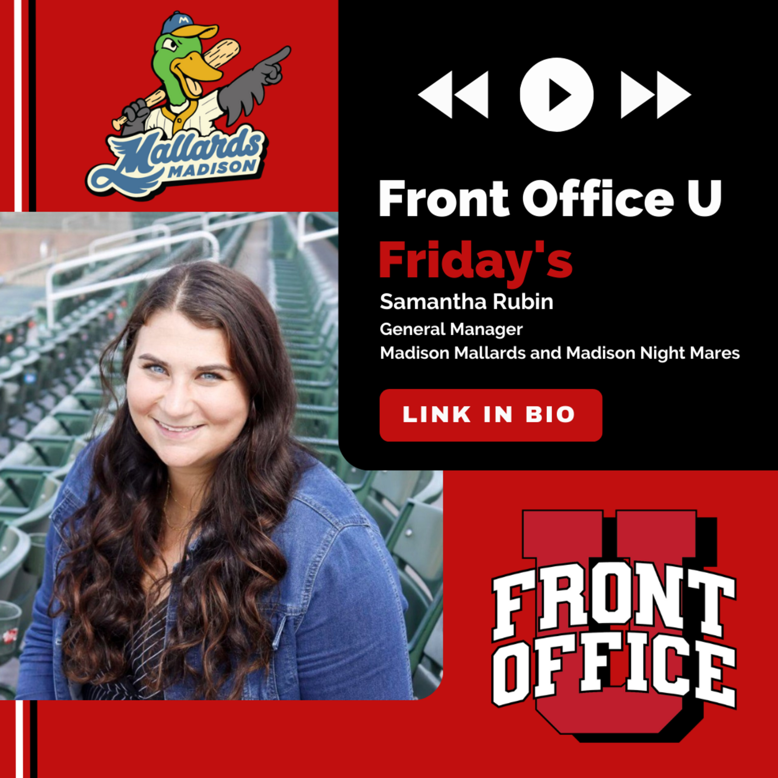 Samantha Rubin | General Manager, Madison Mallards Baseball Club episode artwork