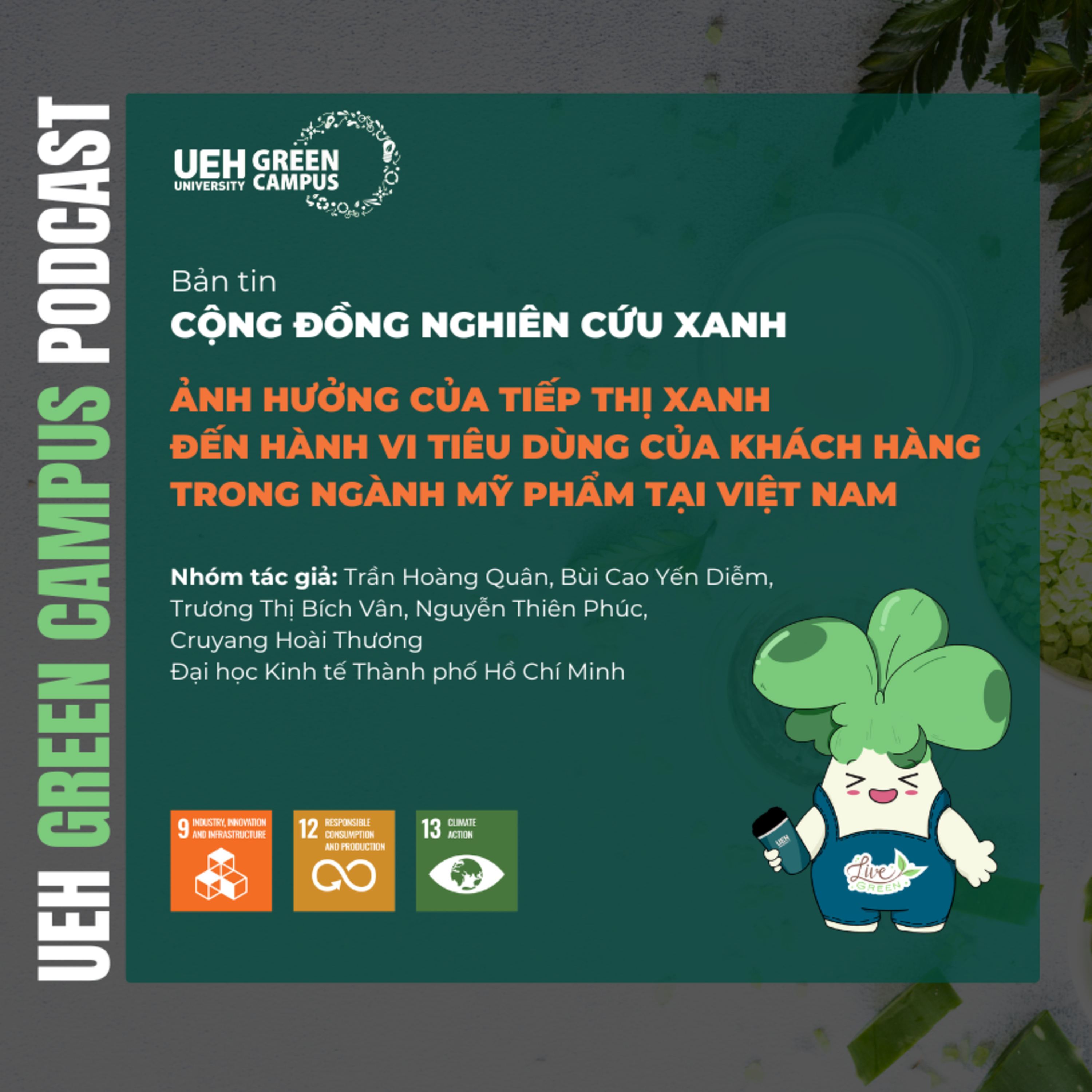 #275 - Ảnh Hưởng Của Tiếp Thị Xanh Đến Hành Vi Mua Hàng Bền Vững Của Người Tiêu Dùng Trong Ngành Mỹ Phẩm Tại Việt Nam  episode artwork