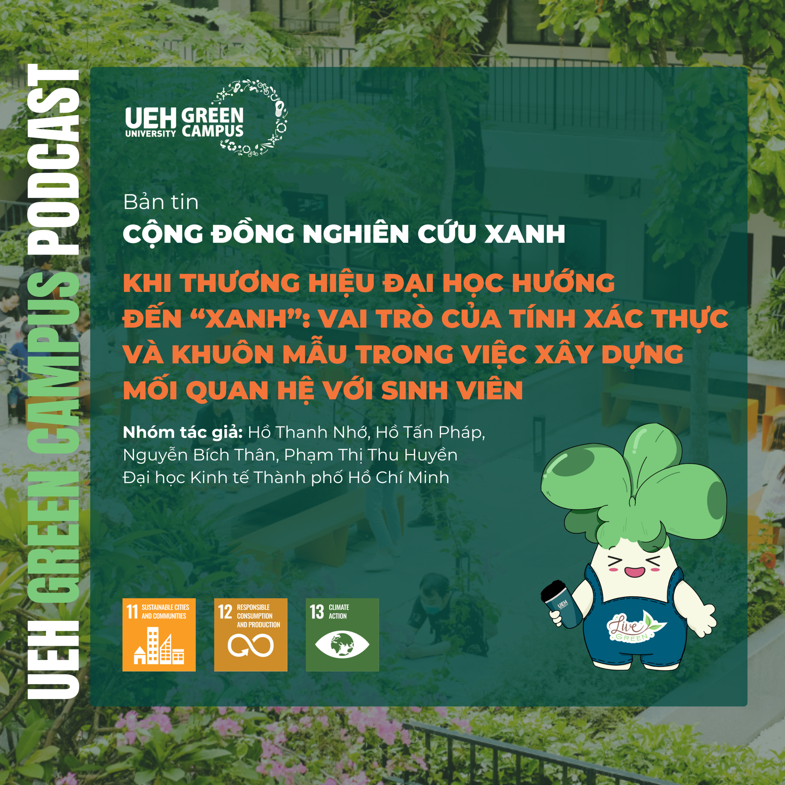  #276 - Khi Thương Hiệu Đại Học Hướng Đến “Xanh”: Vai Trò Của Tính Xác Thực Và Khuôn Mẫu Trong Việc Xây Dựng Mối Quan Hệ Với Sinh Viên  episode artwork