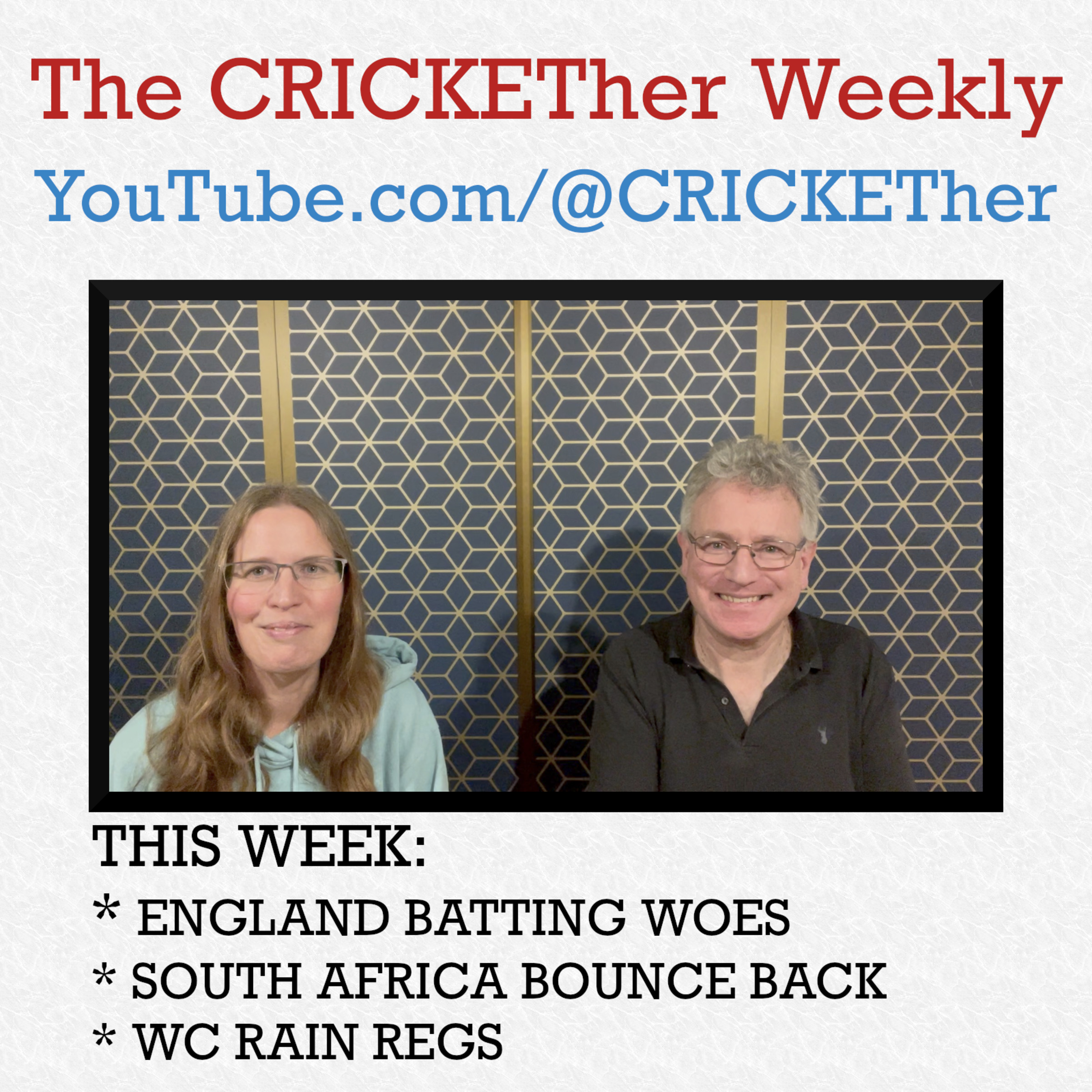 The CRICKETher Weekly – Episode 291: England Batting Woes; South Africa Bounce Back; WC Rain Regs