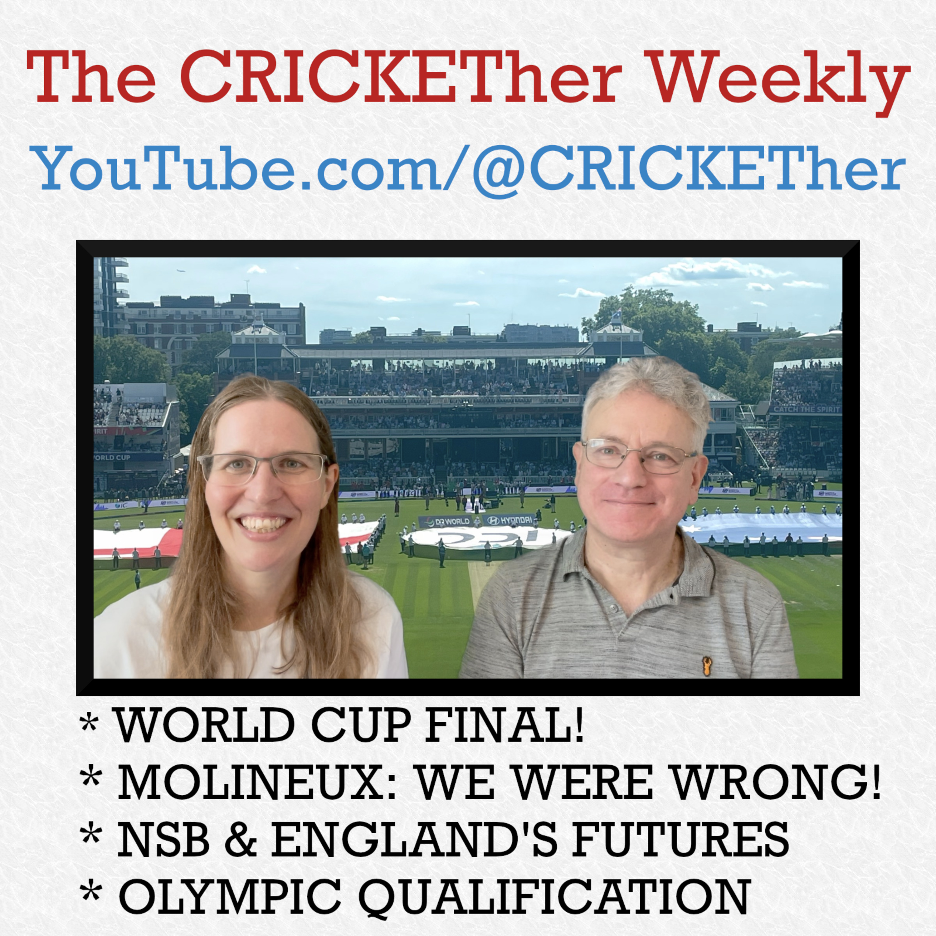 The CRICKETher Weekly – Episode 328: Australia Win World Cup; Molineux; Sciver-Brunt; Olympics episode artwork