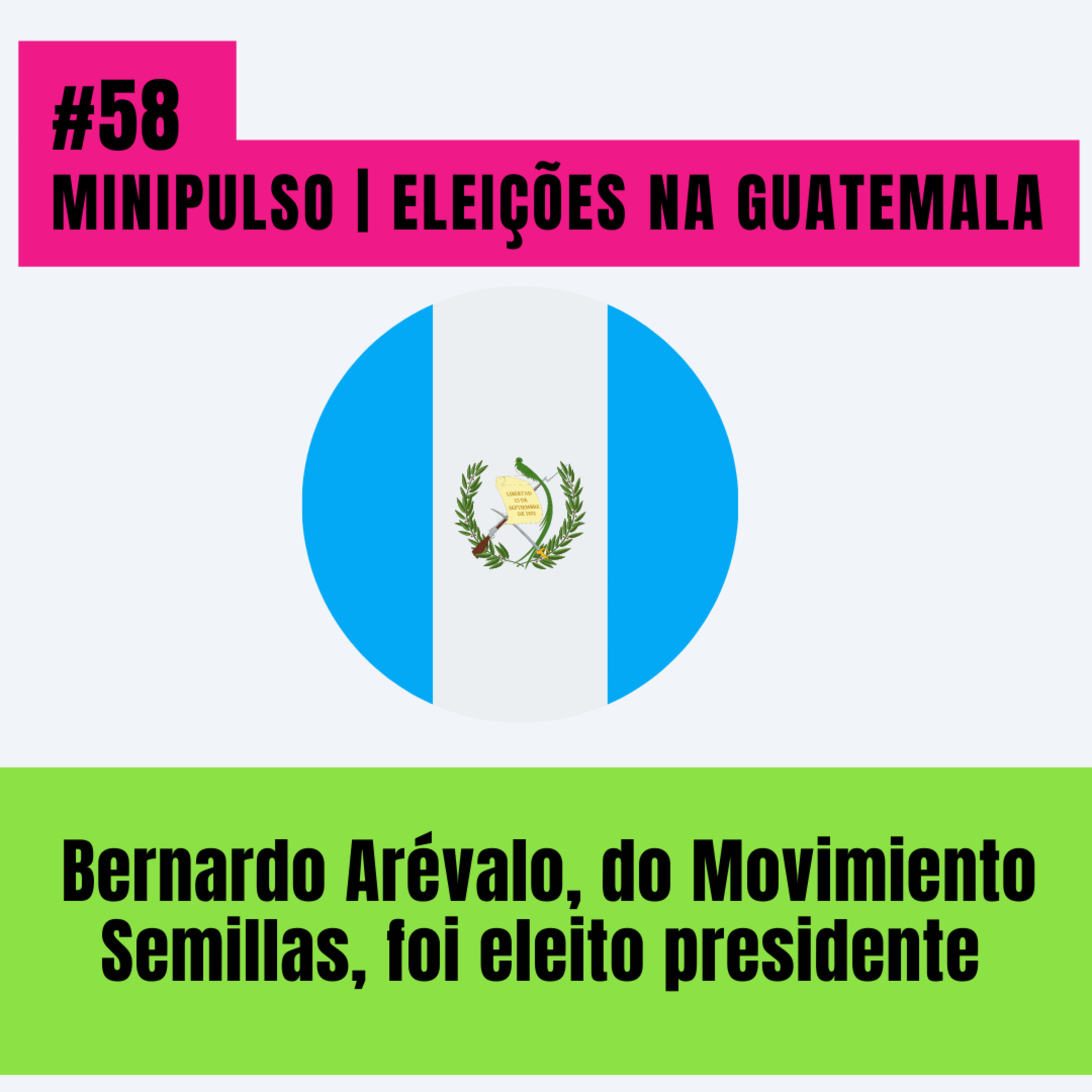 #58 |MINIPULSO| Eleições na Guatemala