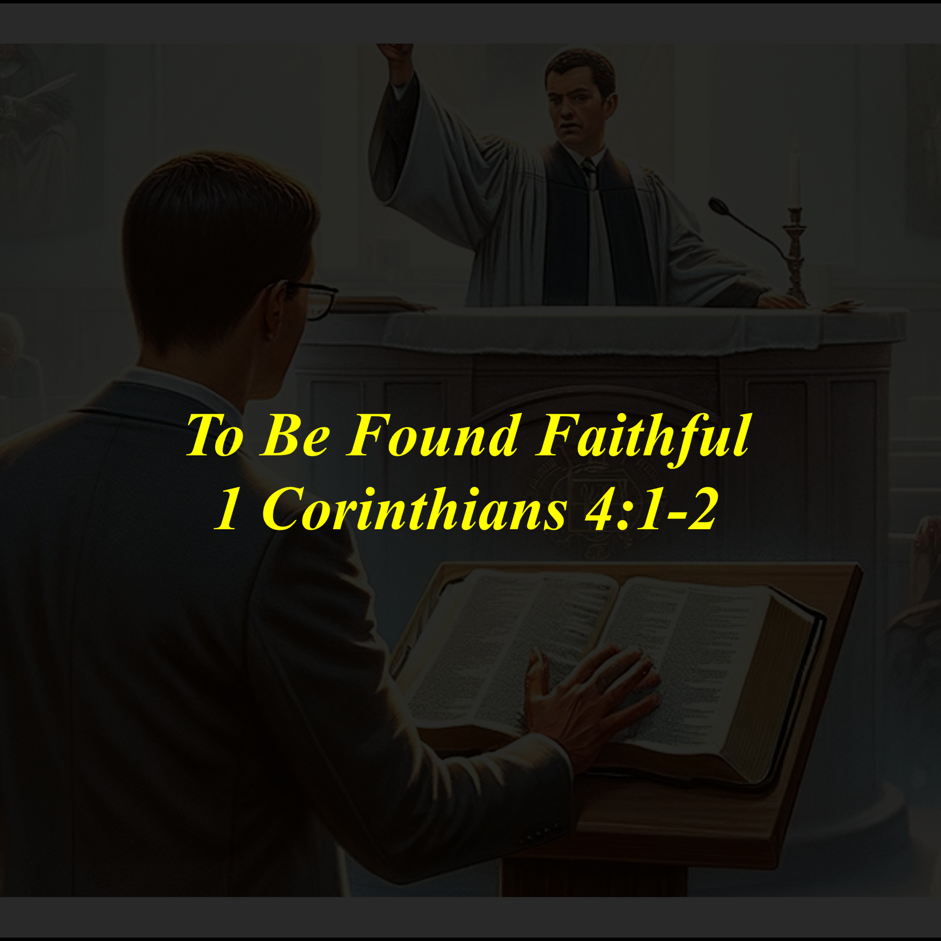 To Be Found Faithful - 1 Corinthians 4:1-2