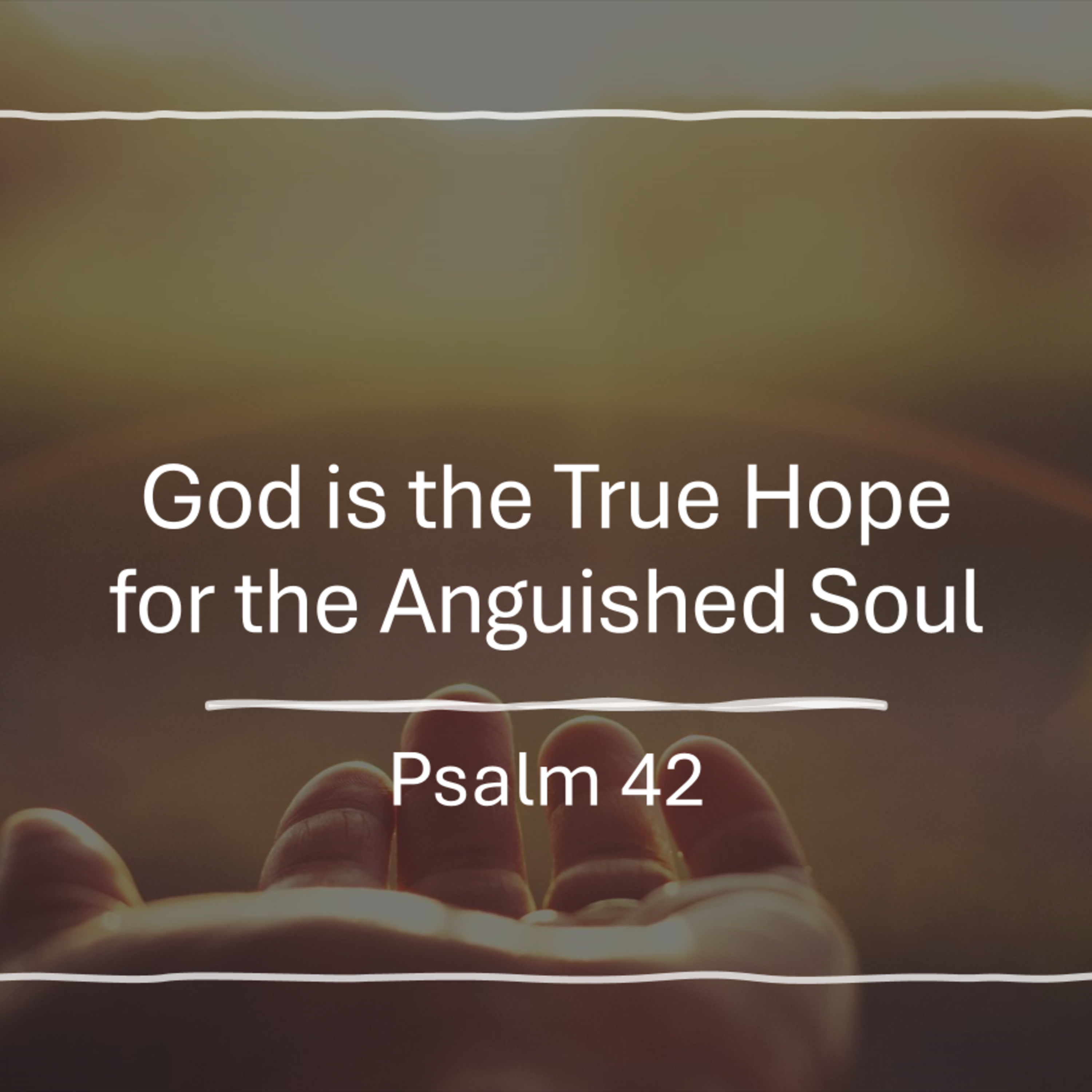 God is the True Hope for the Anguished Soul - Psalm 42 episode artwork