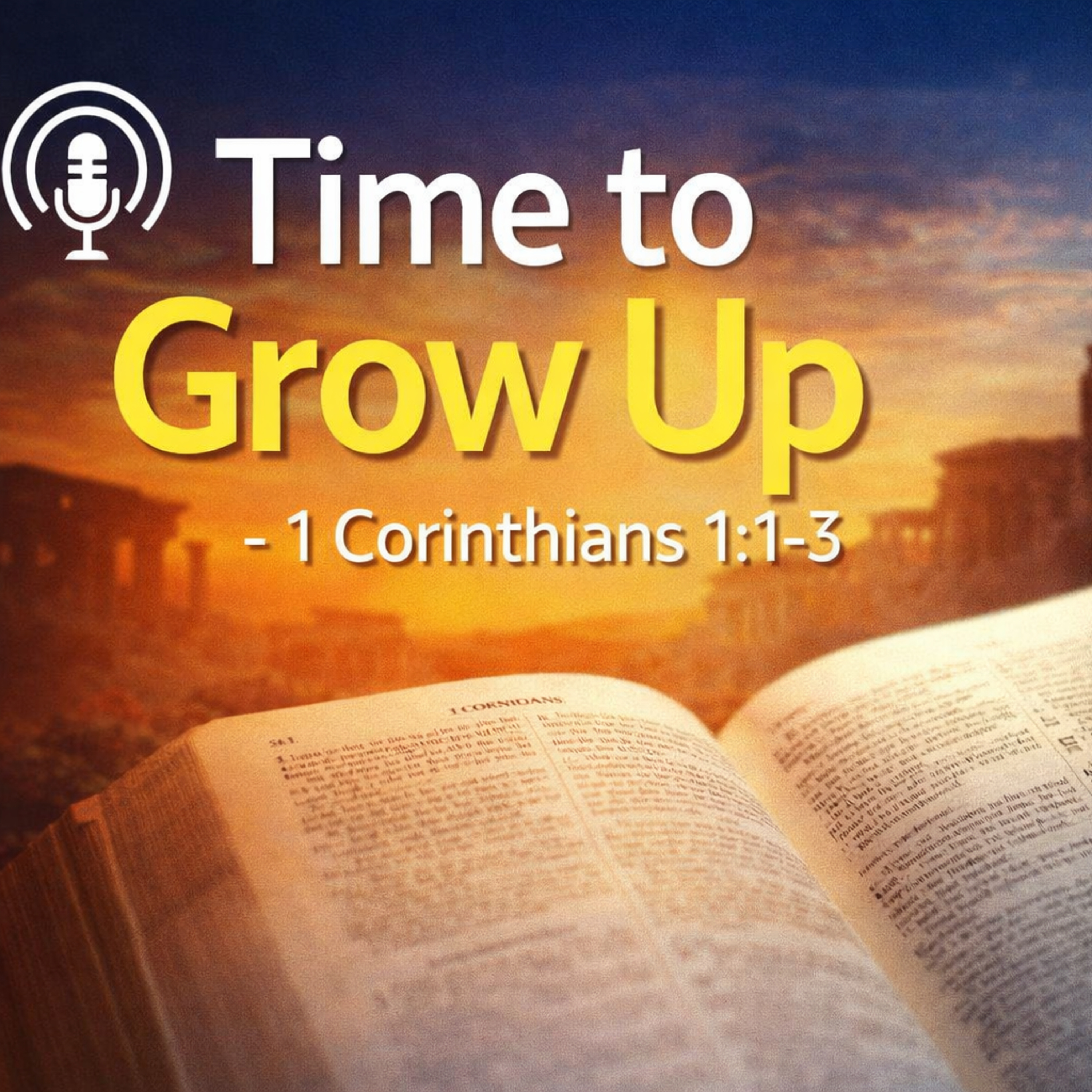 Time to Grow Up - 1 Corinthians 1:1-3 episode artwork