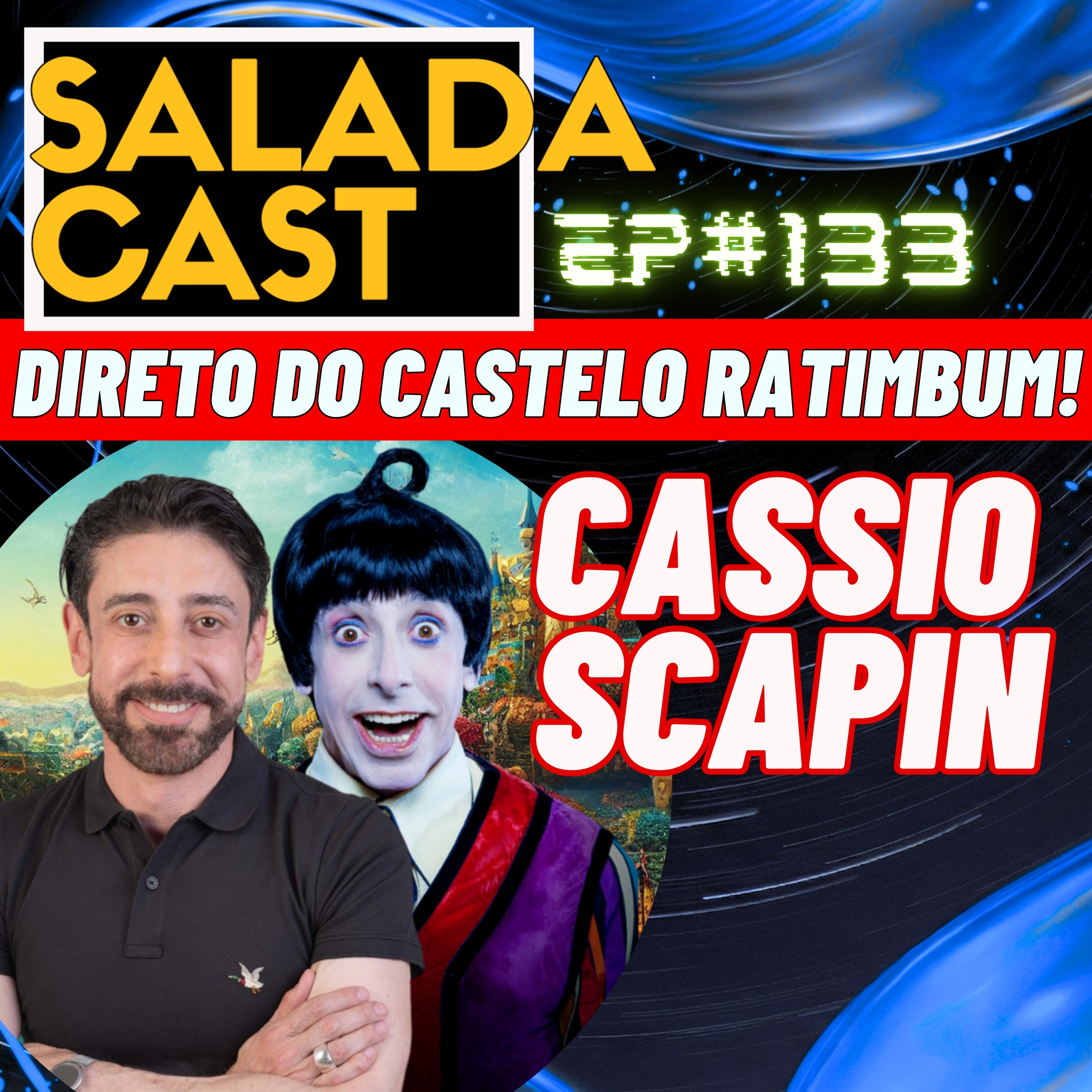 CASSIO SCAPIN NO SALADACAST AO VIVO! - EP 133